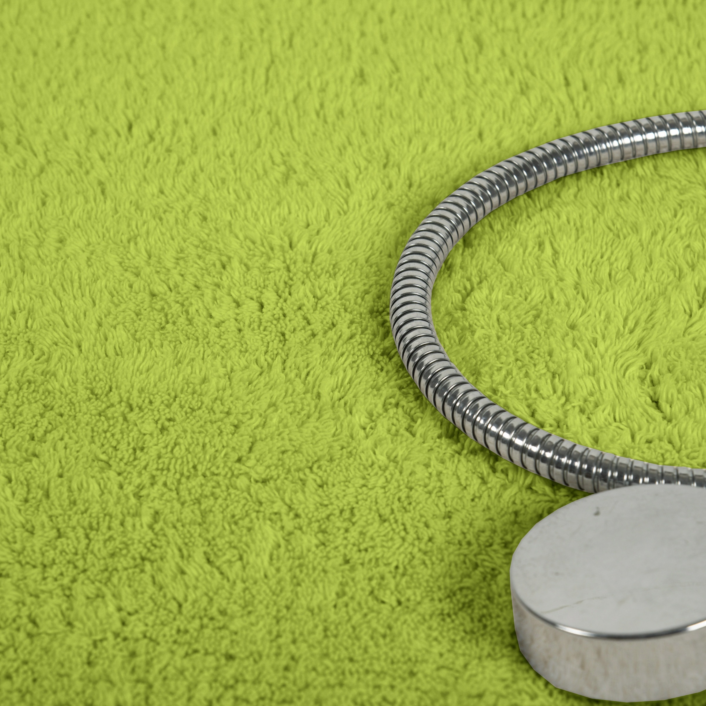 my home Badematte »Kapra, Badvorleger, Badezimmer Teppich« Höhe 14 mm beidseitig nutzbar | fußbodenheizungsgeeignet | strapazierfähig mit Bordüre, Badteppich, Badematte, Baumwolle