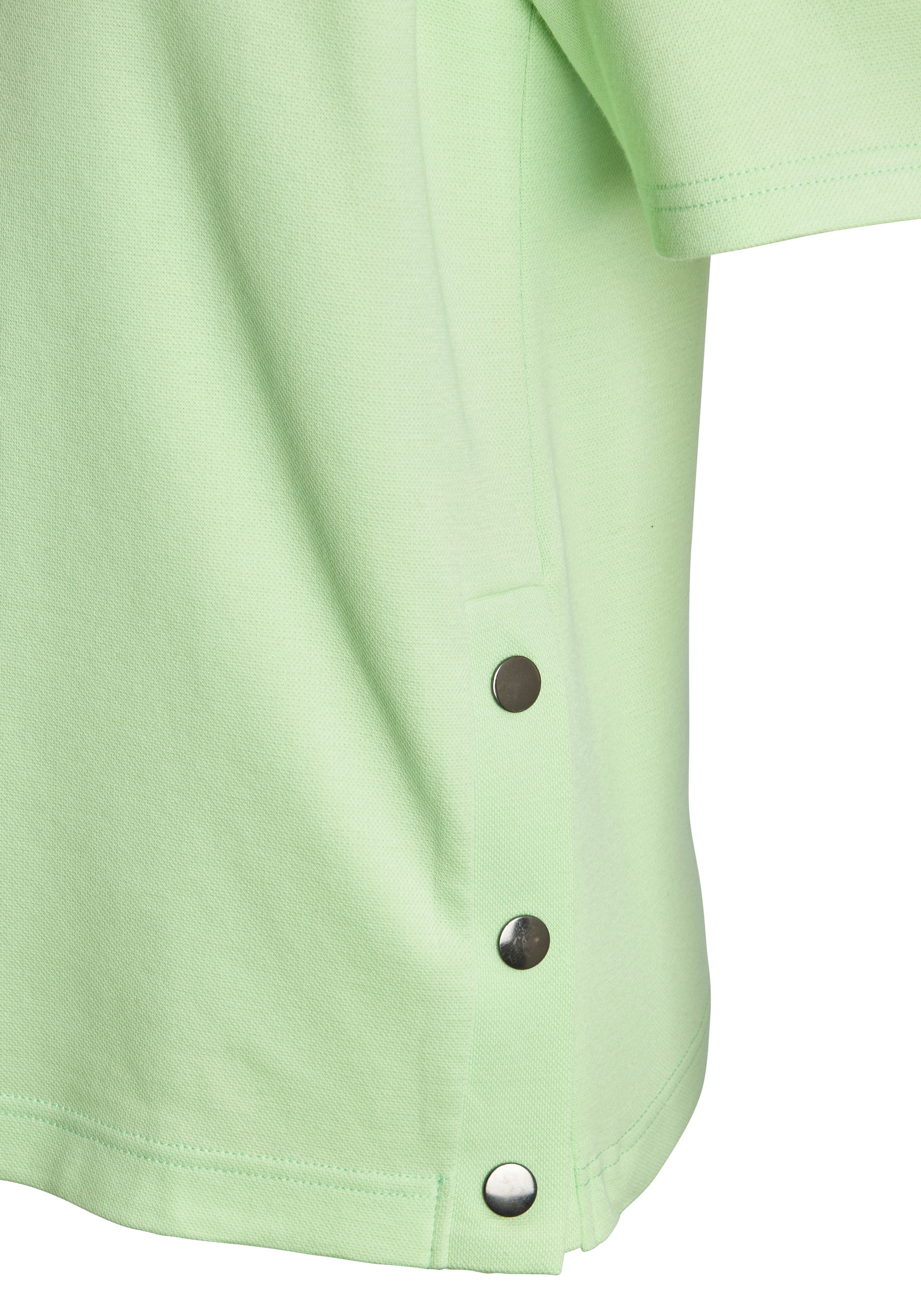 H.I.S Kurzarmshirt »mit metallischen Details« 1 aus strukturiertem Baumwoll-Mix