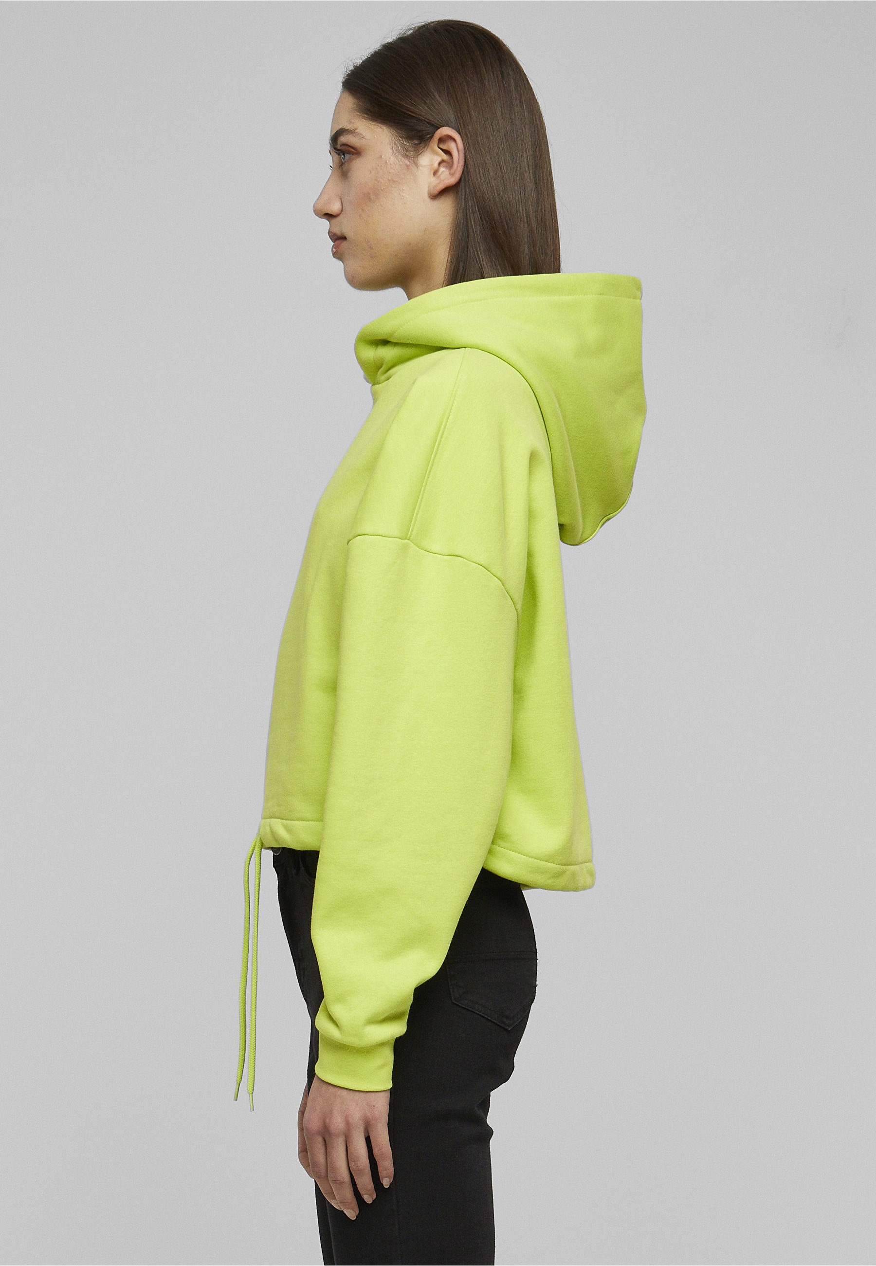 URBAN CLASSICS Kapuzenpullover »Urban Classics Damen Ladies Cropped Oversized Hoodie« 1