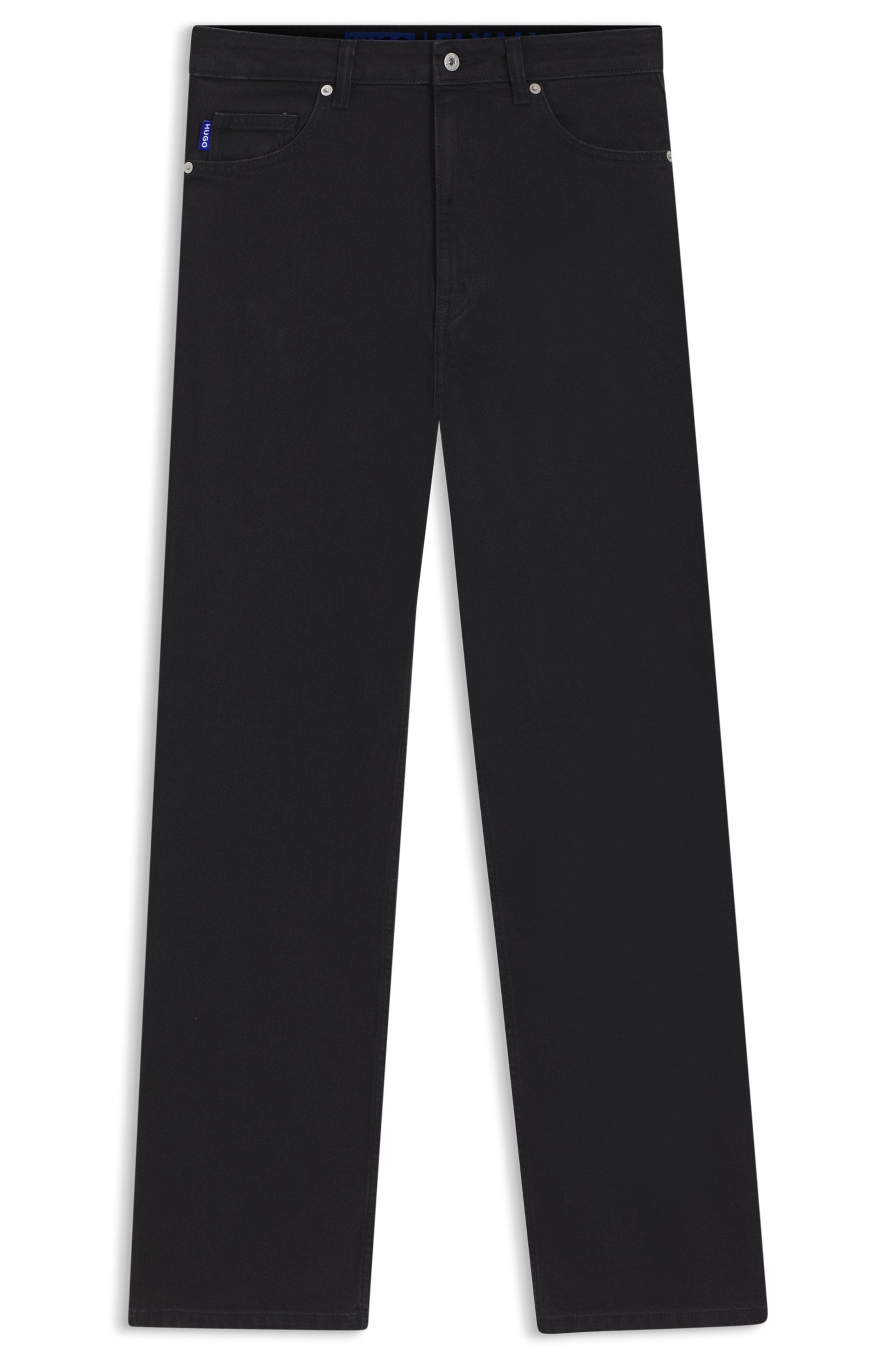 HUGO Blue Straight-Jeans »Elyah«, Straight Fit Jeans mit hoher Leibhöhe, Tall Länge 36