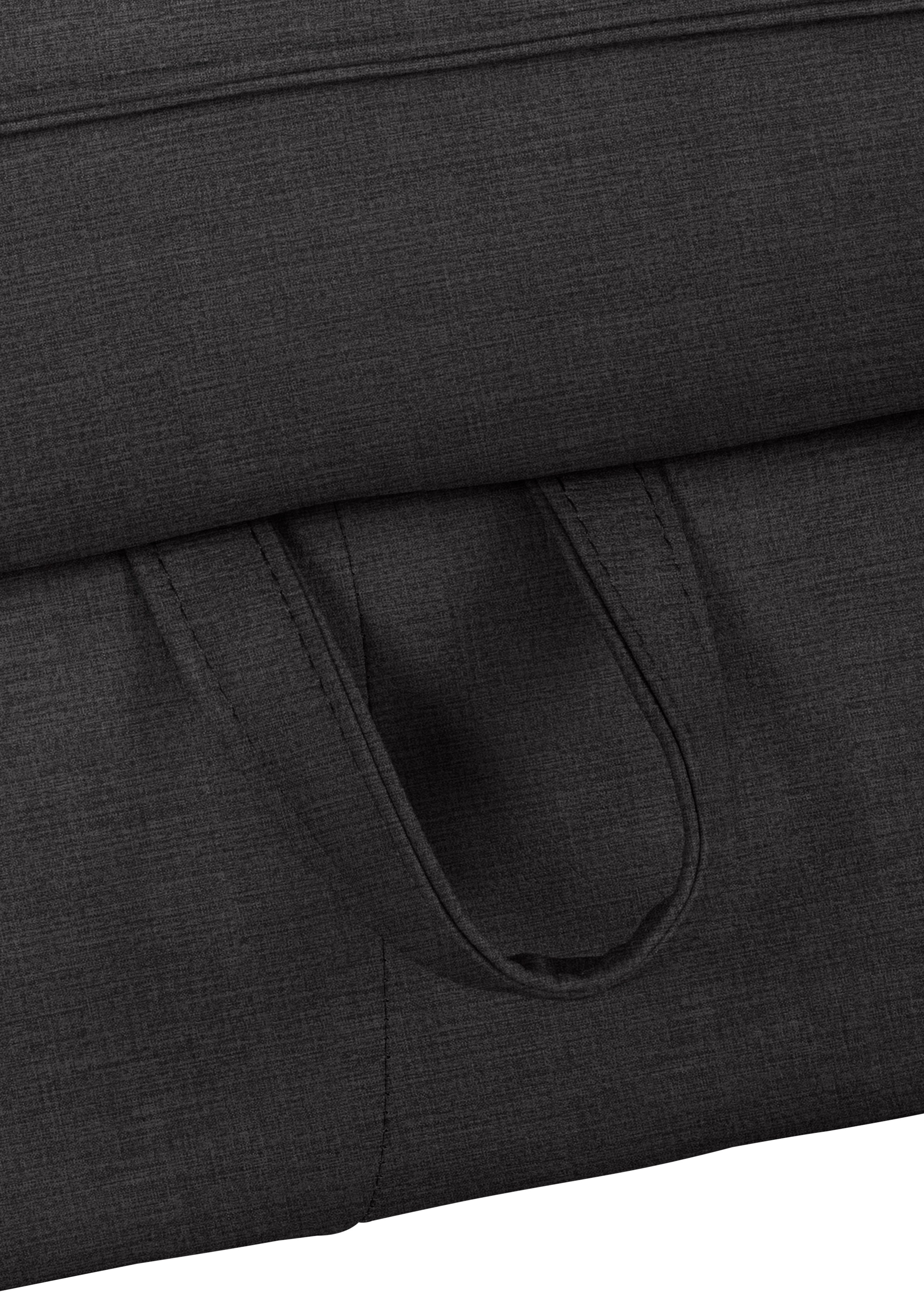 COTTA Ecksofa Driver, mit Kopfteilverstellung, wahlweise mit Bettfunktion