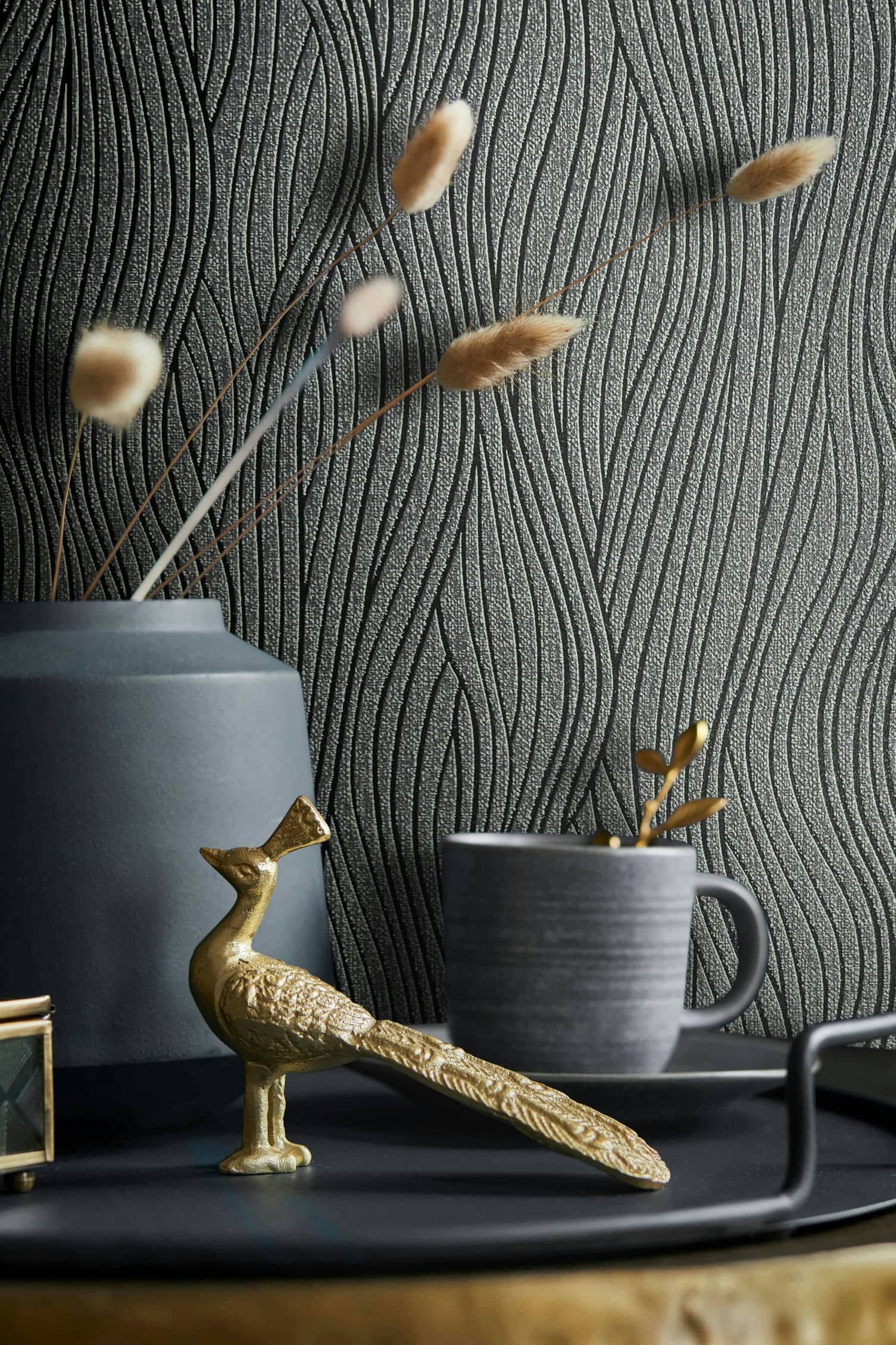 Marburg Vliestapete "Serene Stripes" Streifen moderne Tapete für Wohnzimmer Schlafzimmer Küche