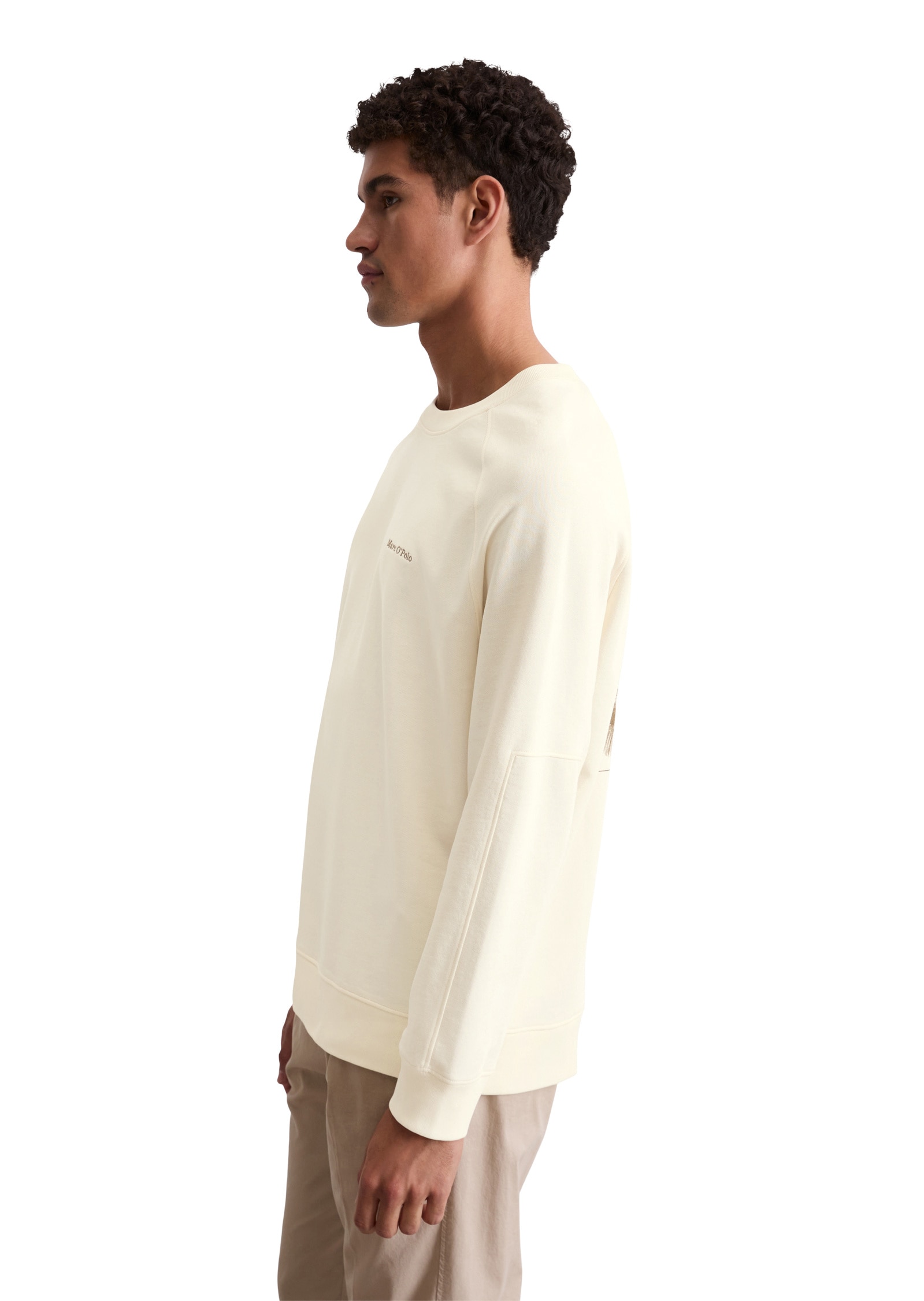 Marc O'Polo Sweatshirt »aus recycelter Baumwolle«