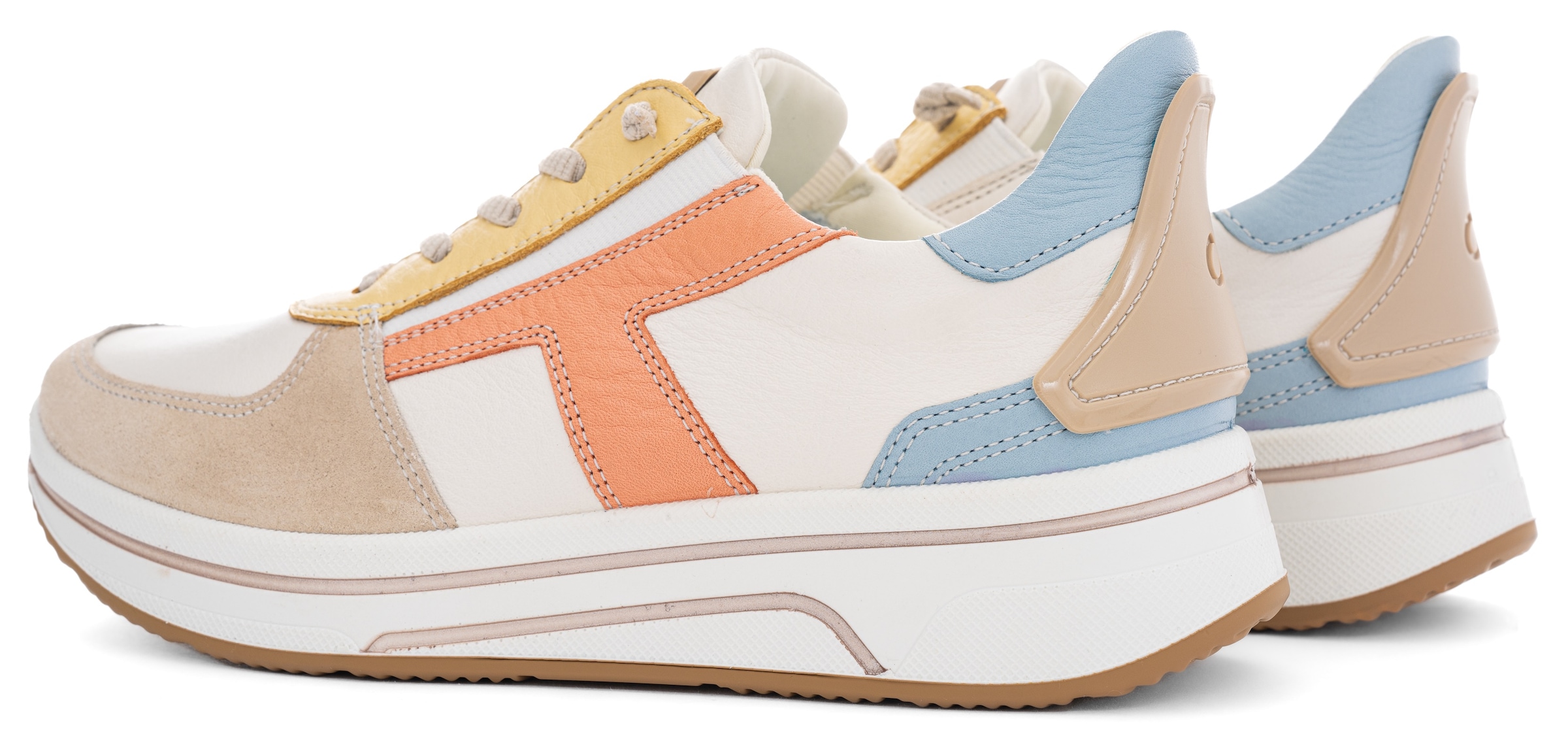 Ara Slip-On Sneaker »SAPPORO«, Freizeitschuh, Schnürschuh mit Frottee-Futter, H-Weite