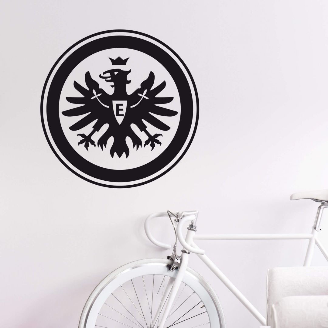 Frankfurt Wall-Art bestellen Wandtattoo »Fußball St.) | (1 Logo«, Eintracht BAUR