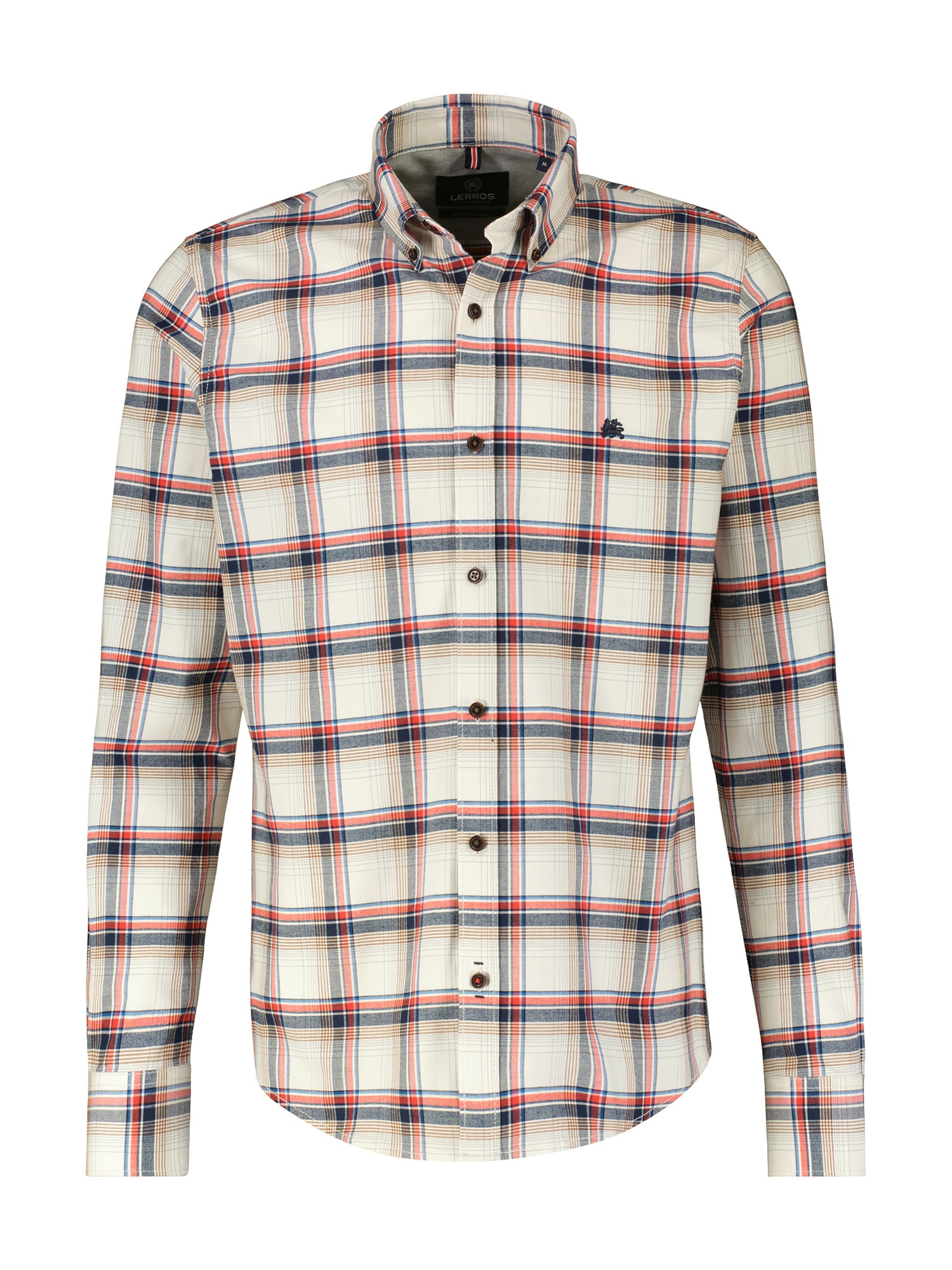 LERROS Langarmhemd »LERROS Langarmhemd, BIG FLANNELCHECK«