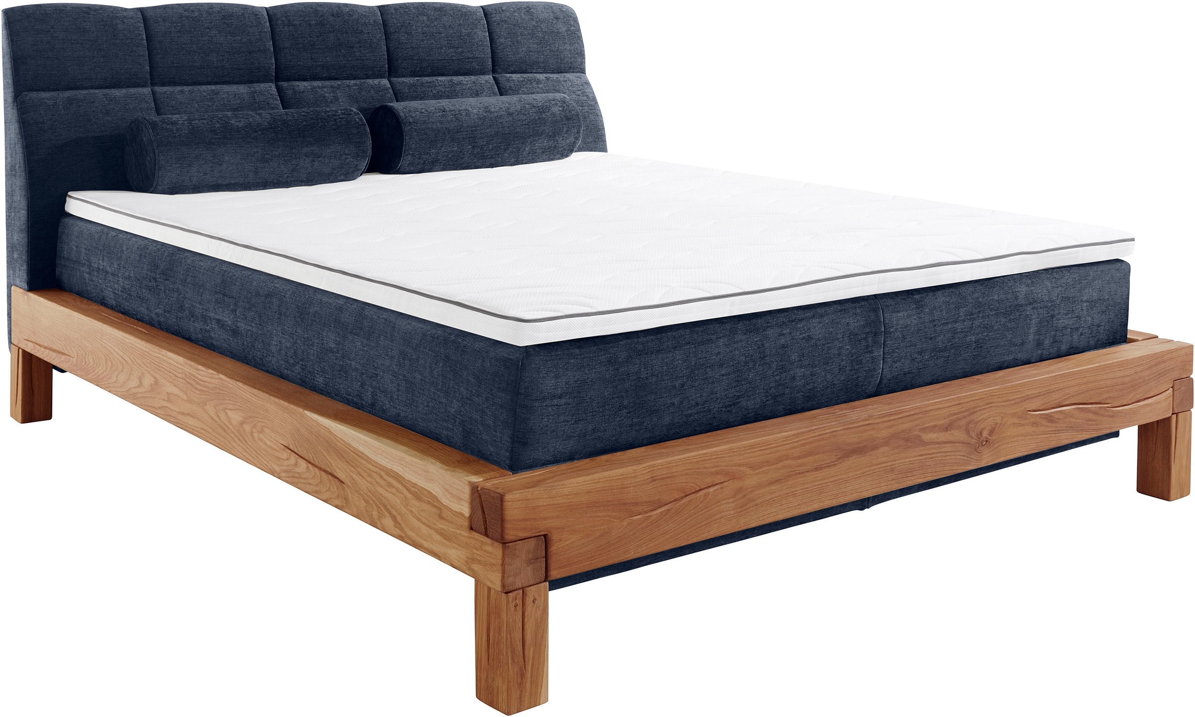 Home affaire Boxspringbett »Villads«, Liegefläche: 180/200 cm, Inside-Boxspring-Unterbau, recycelte Stoffe