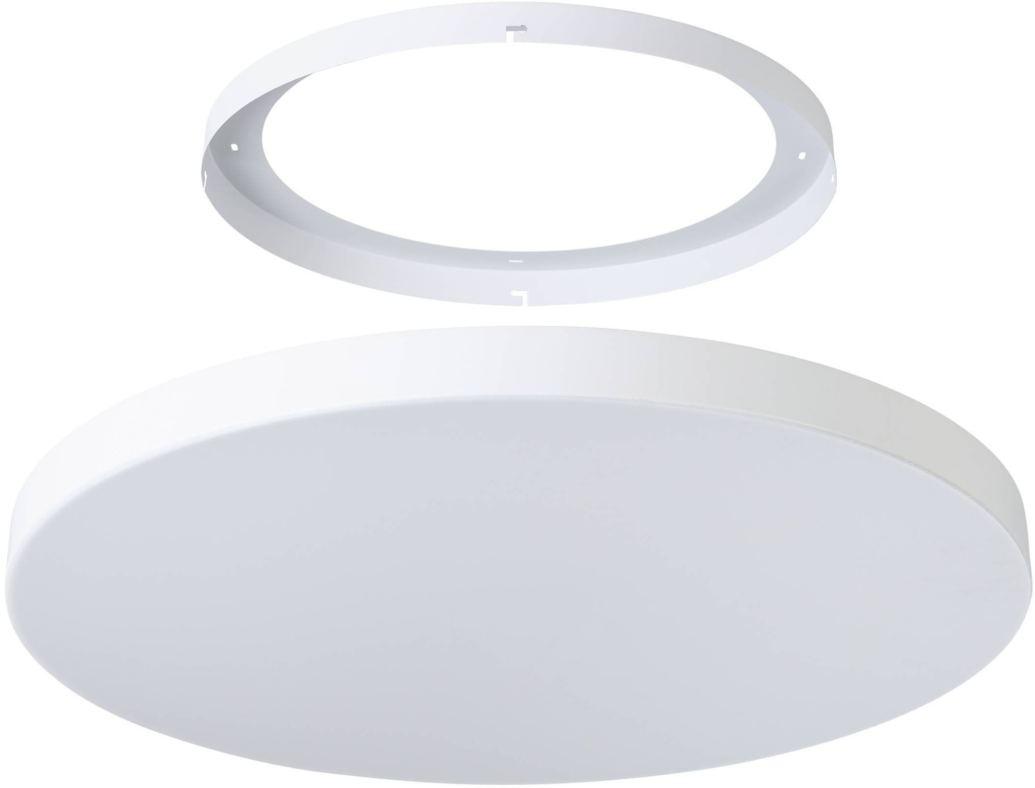 EGLO LED-Deckenleuchte »TURCONA-Z« in weiß aus Stahl, Alu / inkl. LED fest integriert - 34,2 Watt, Durchm. ca. 60 cm