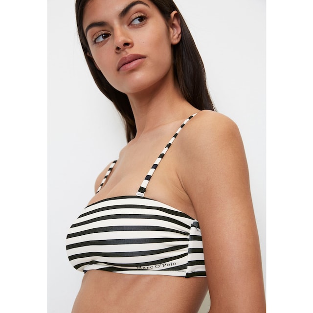 Marc O'Polo Bandeau-Bikini-Top, Mit abnehmbaren Trägern | BAUR