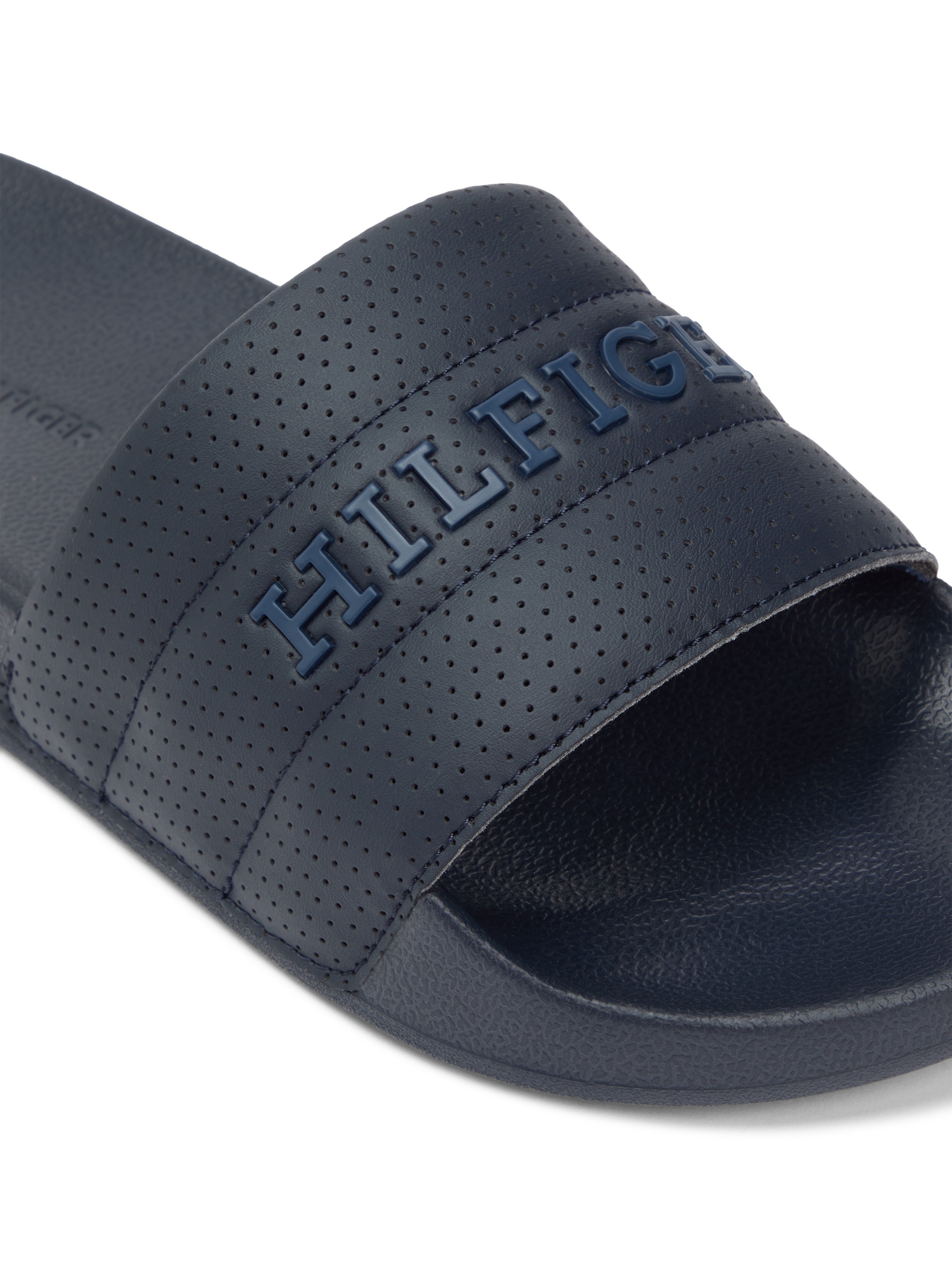 Tommy Hilfiger Pantolette "HILFIGER PAD PERF POOL SLIDE", Sommerschuh, Bade günstig online kaufen