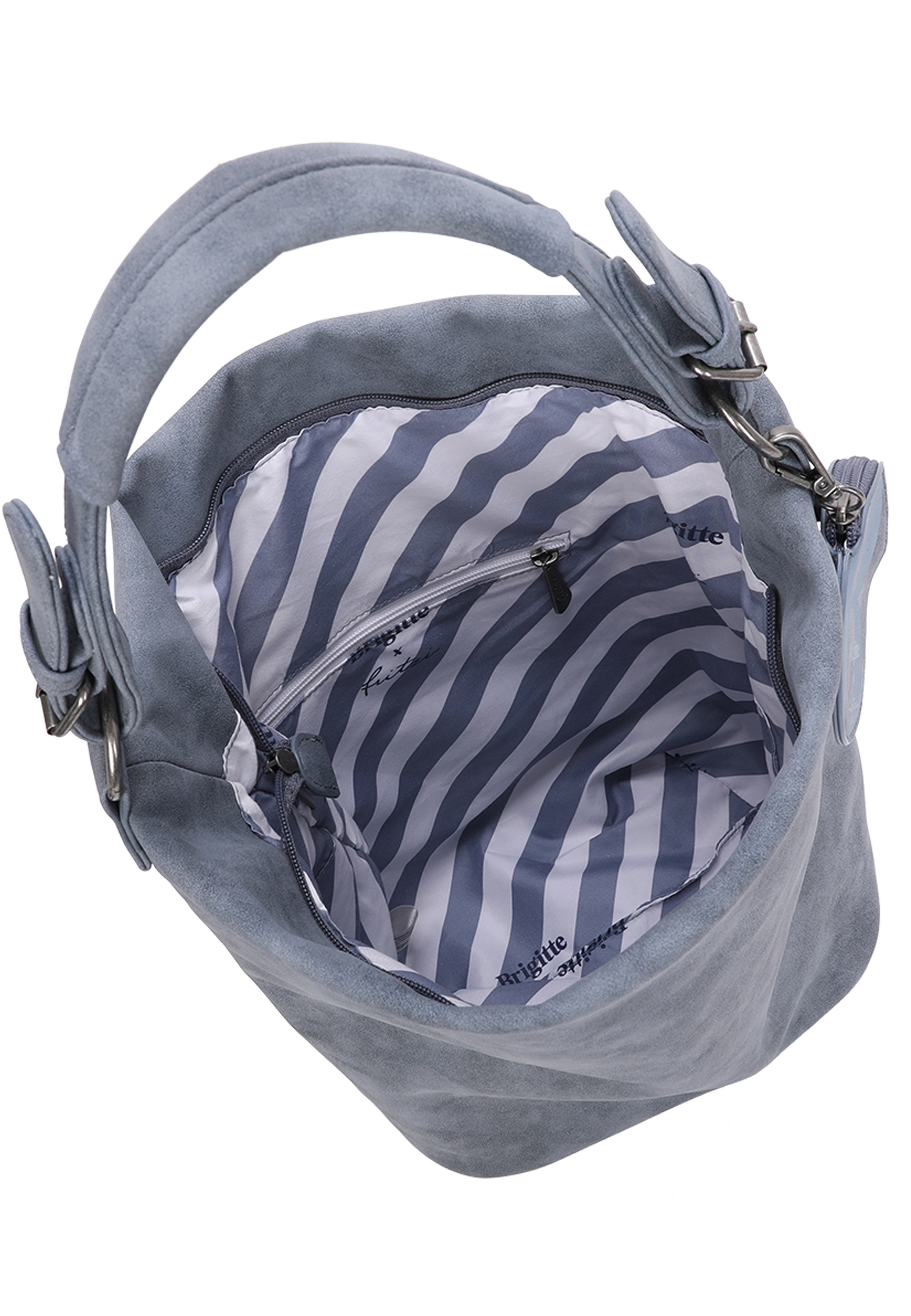 Fritzi aus Preußen Schultertasche »Brigitte x fritzi Special Hobo01«, mit abnehmbarem Anhänger