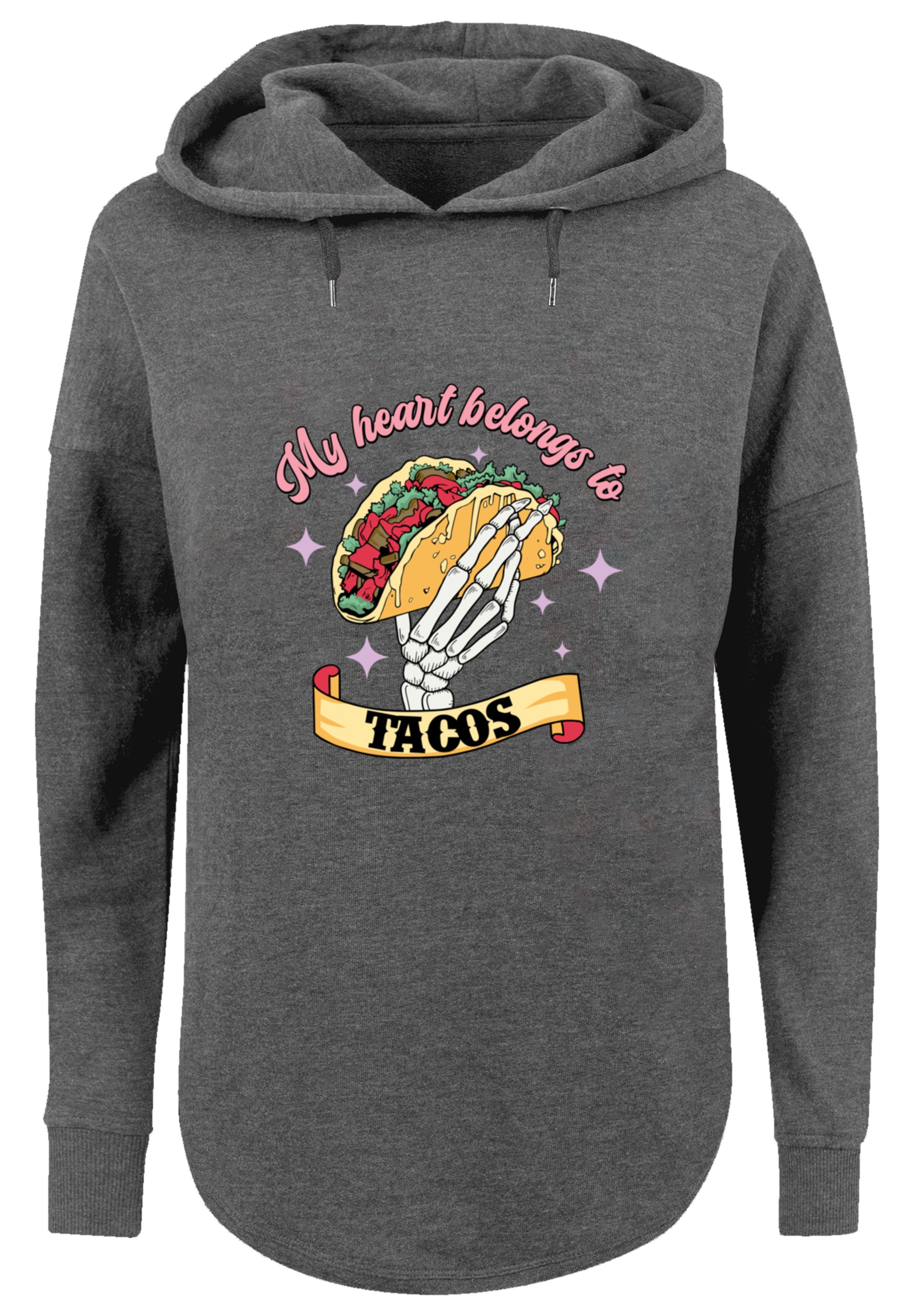 F4NT4STIC Kapuzenpullover "Anti Valentinstag My Herz belongs to tacos" Prem günstig online kaufen