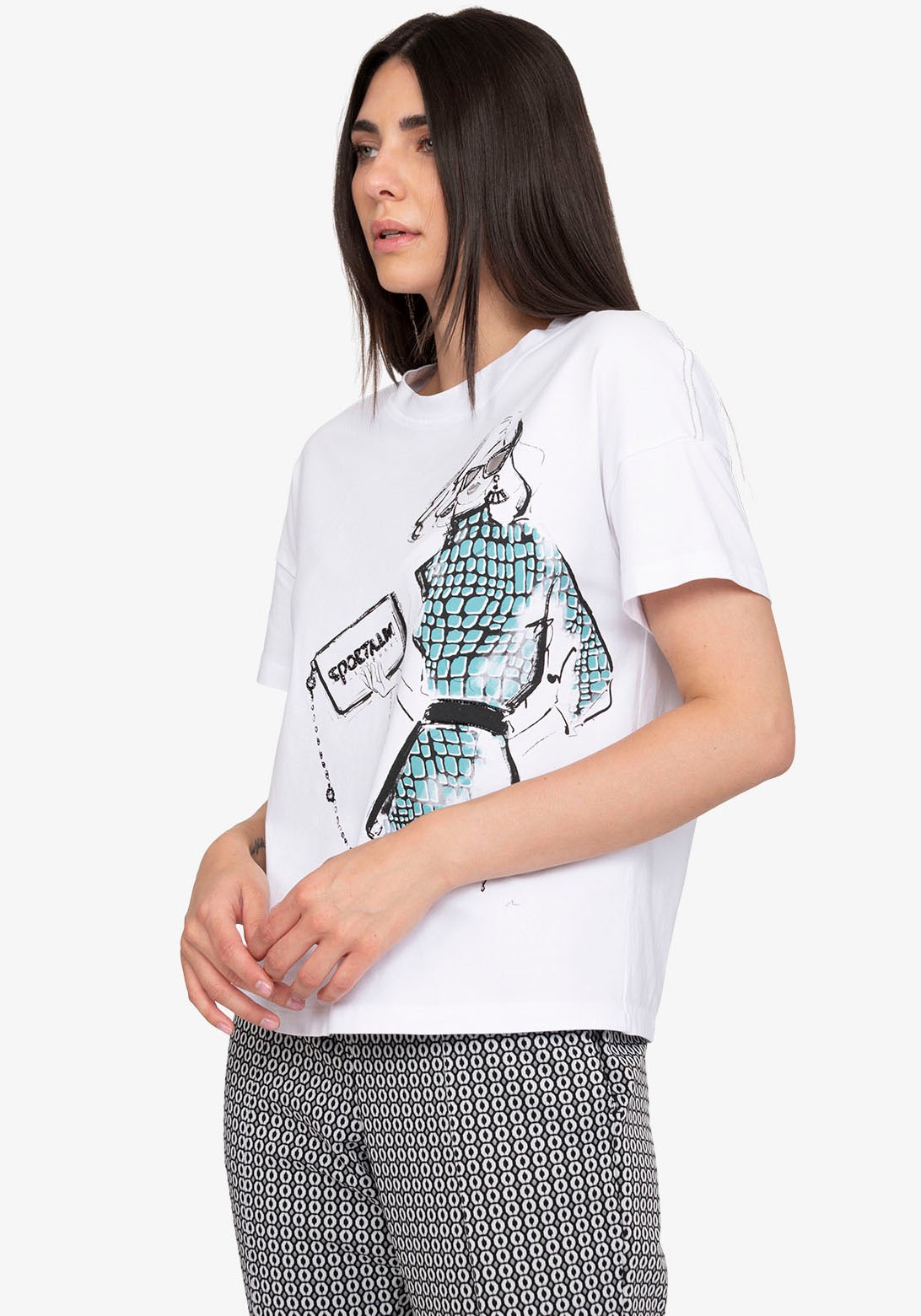 Sportalm Kitzbühel Rundhalsshirt, mit Frontprint günstig online kaufen