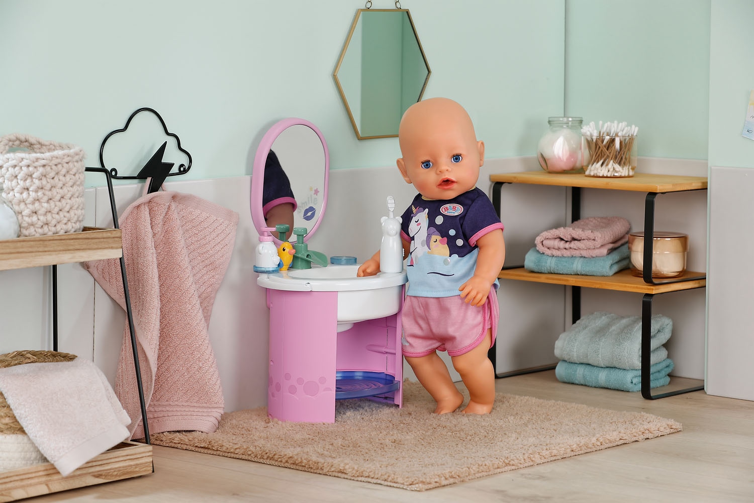 Baby Born Puppen Spielcenter »Handwaschbecken«