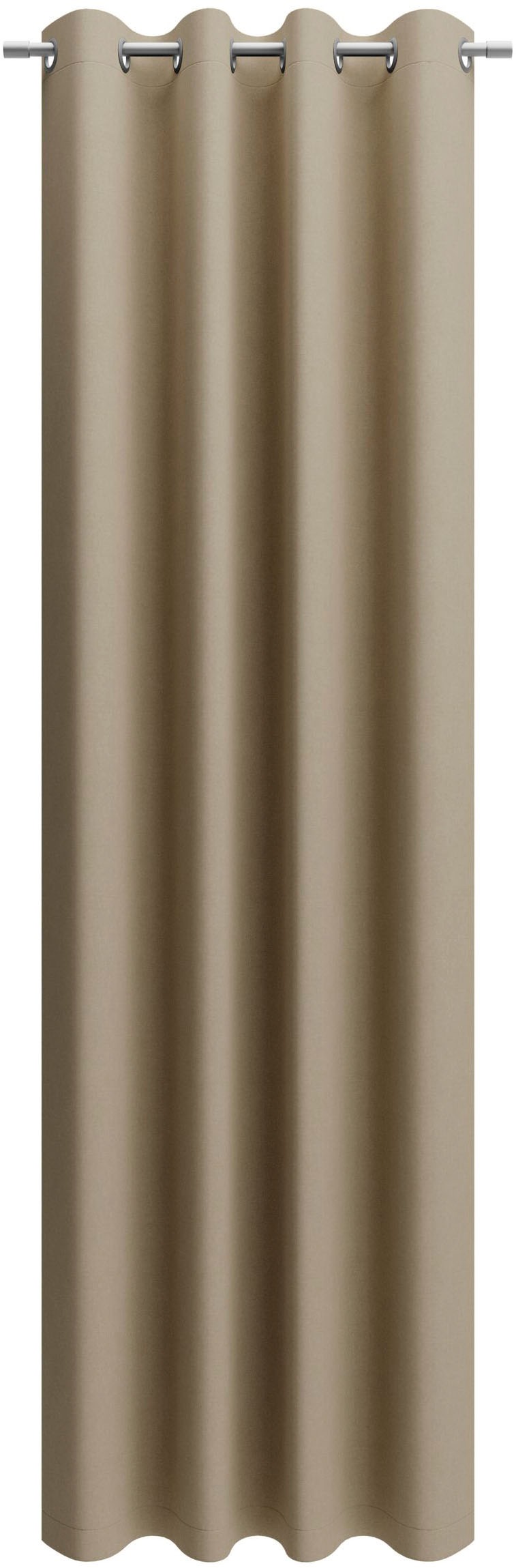 Neutex for you Vorhang "BELMONDO" Ösen 1 Stk. tlg. Uni mit samtiger Oberflä günstig online kaufen