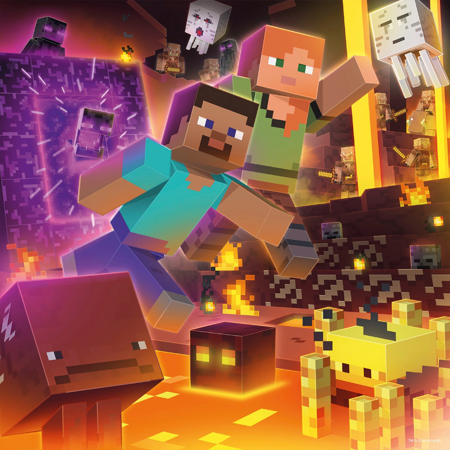 Ravensburger Puzzle »Minecraft Biomes«, Made in Europe