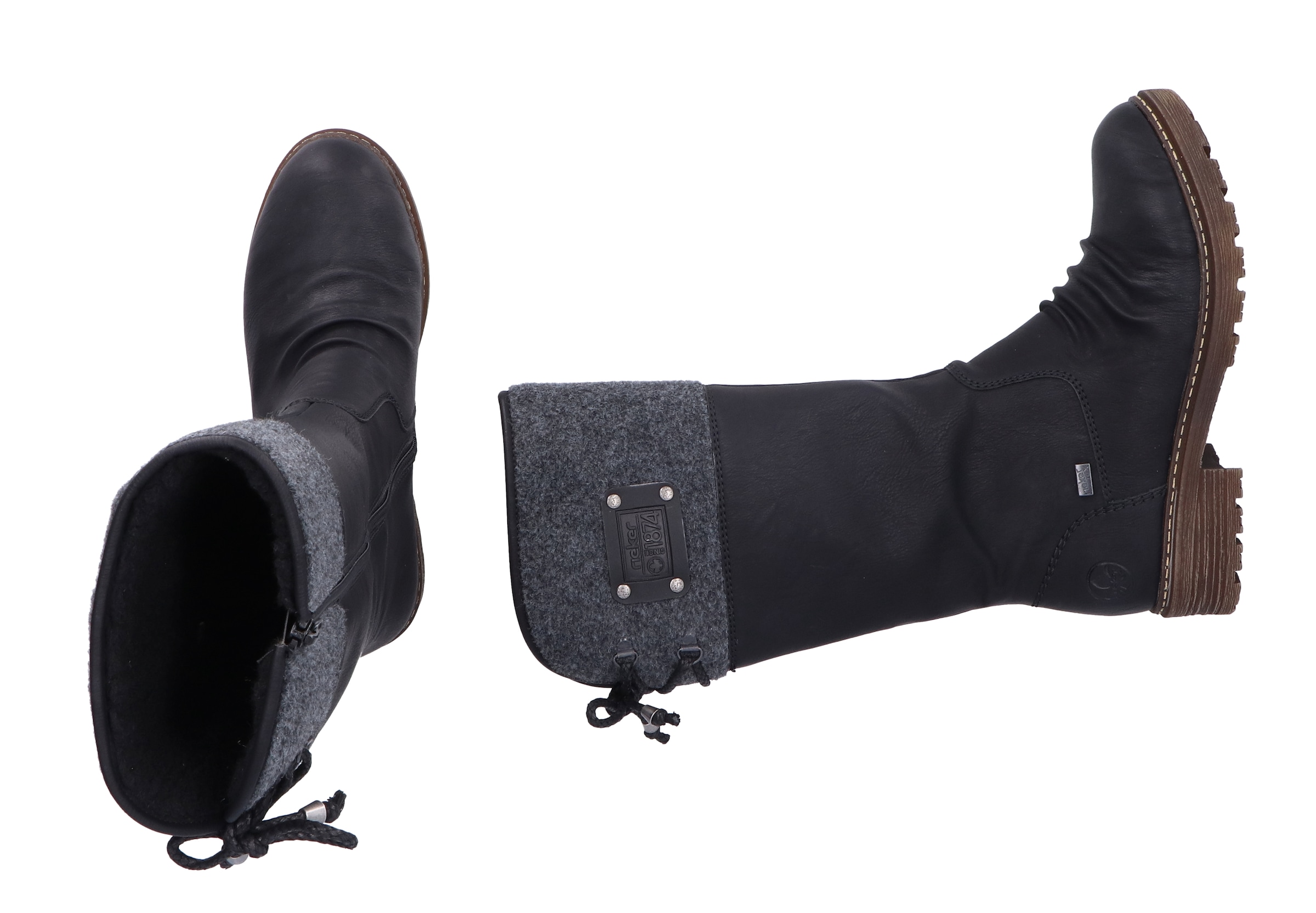 Rieker Winterstiefel, Langschaftstiefel mit wasserabweisender riekerTEX-Membran