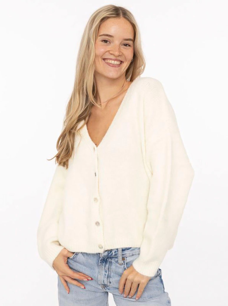 Zwillingsherz Strickjacke ""Knöpfe"" kuschelig, mit kleinen Knöpfen und Wol günstig online kaufen