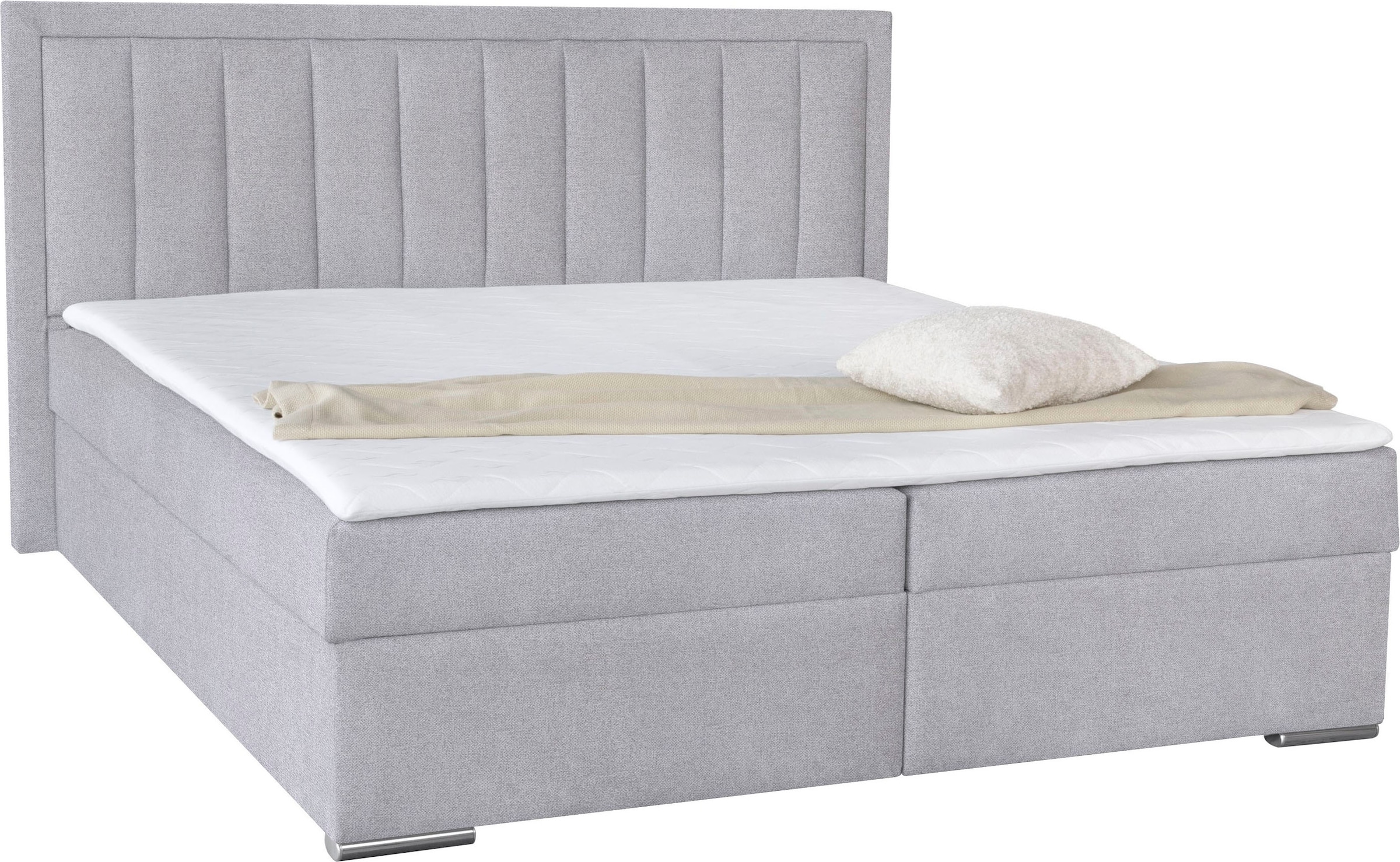 COLLECTION AB Boxbett »ATHENA inkl. Bettkasten, erhältlich in der Breite 180cm«, erhältlich in verschiedenen Härtegraden, inkl. Topper