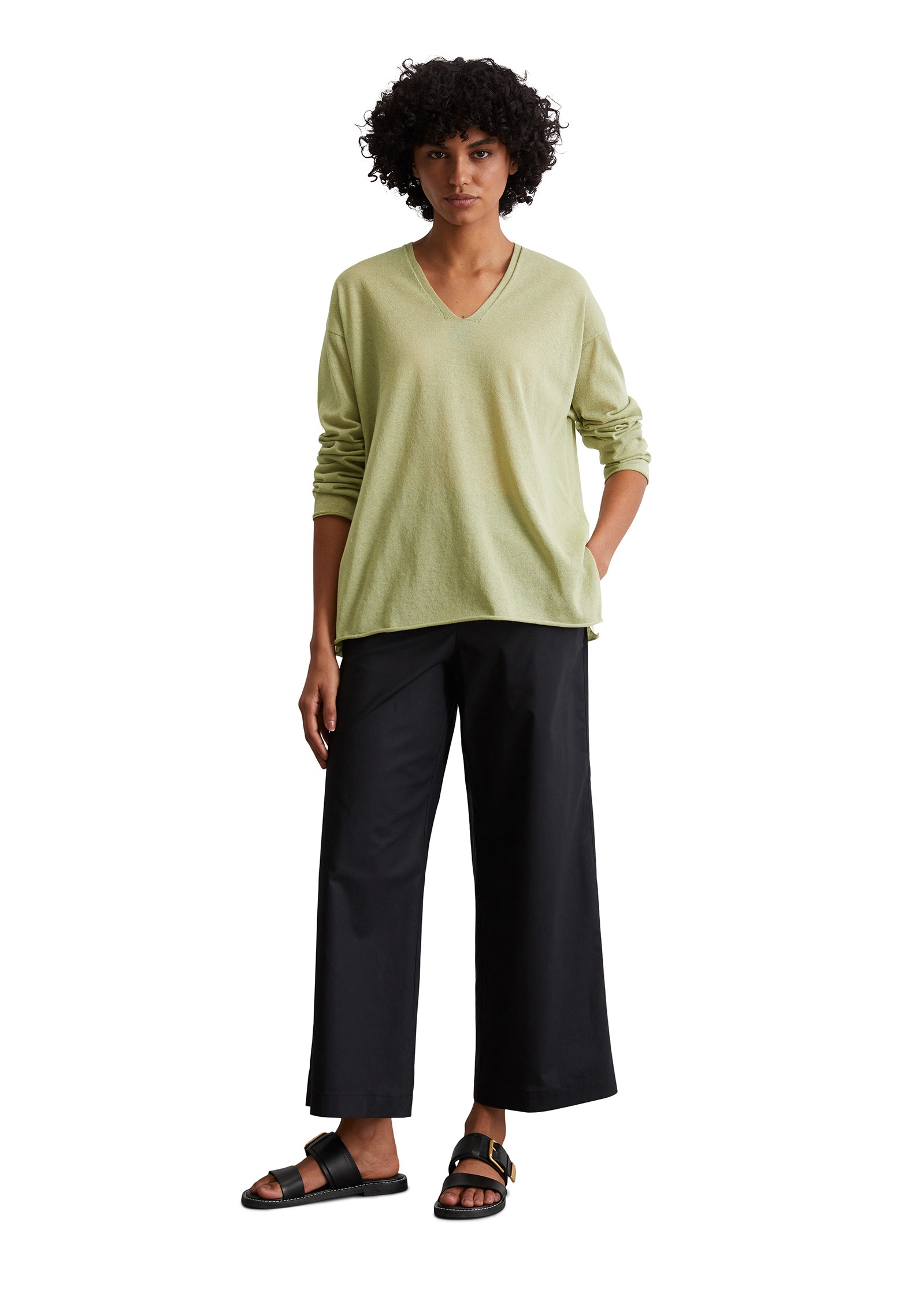 Marc O'Polo Strickpullover »aus Organic-Cotton-Mix«
