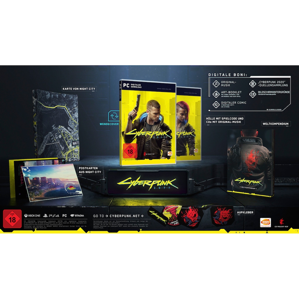 CD PROJEKT RED® Spielesoftware »Cyberpunk 2077 - Day 1 Edition«, PC