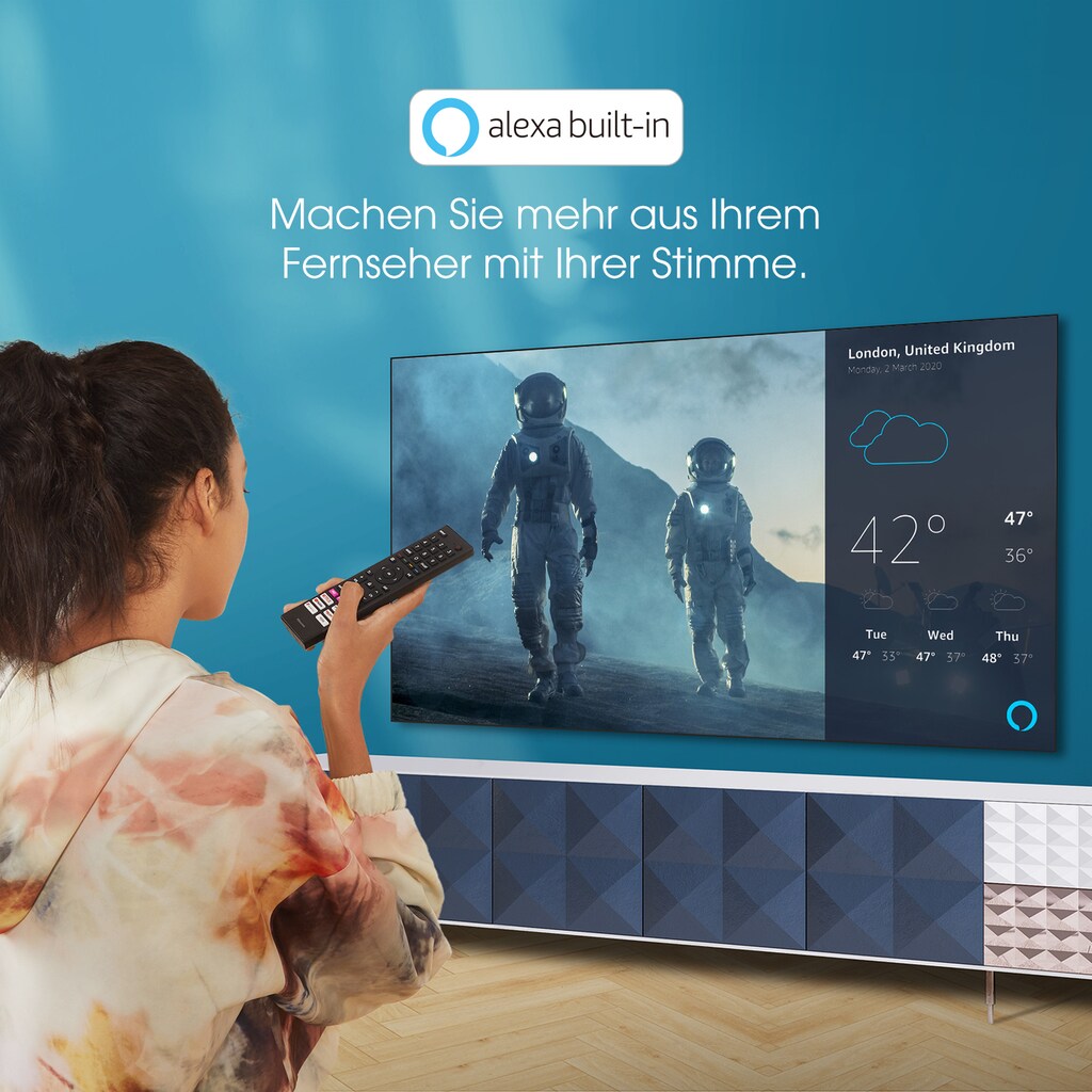 Hisense LED-Fernseher, 127 cm/50 Zoll, 4K Ultra HD, Smart-TV