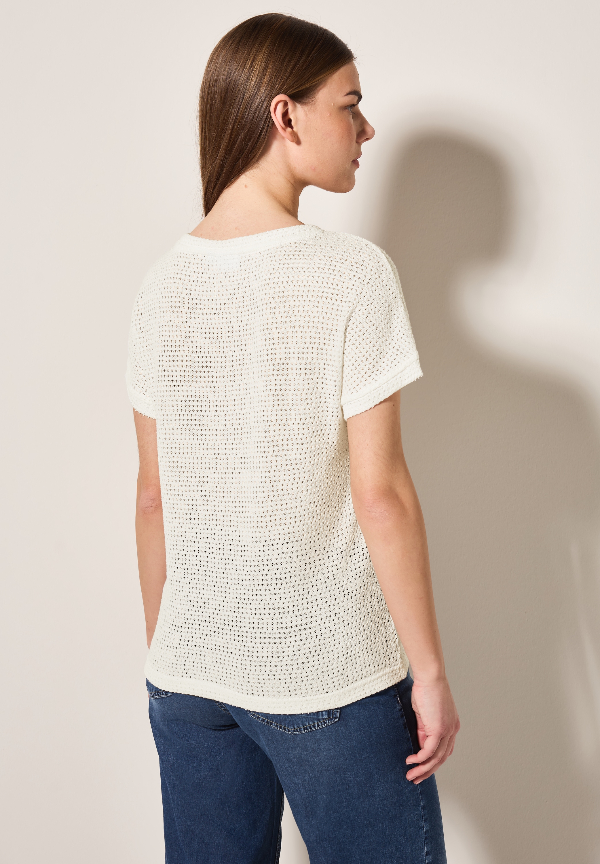 Cecil T-Shirt, im soften Baumwoll-Mix