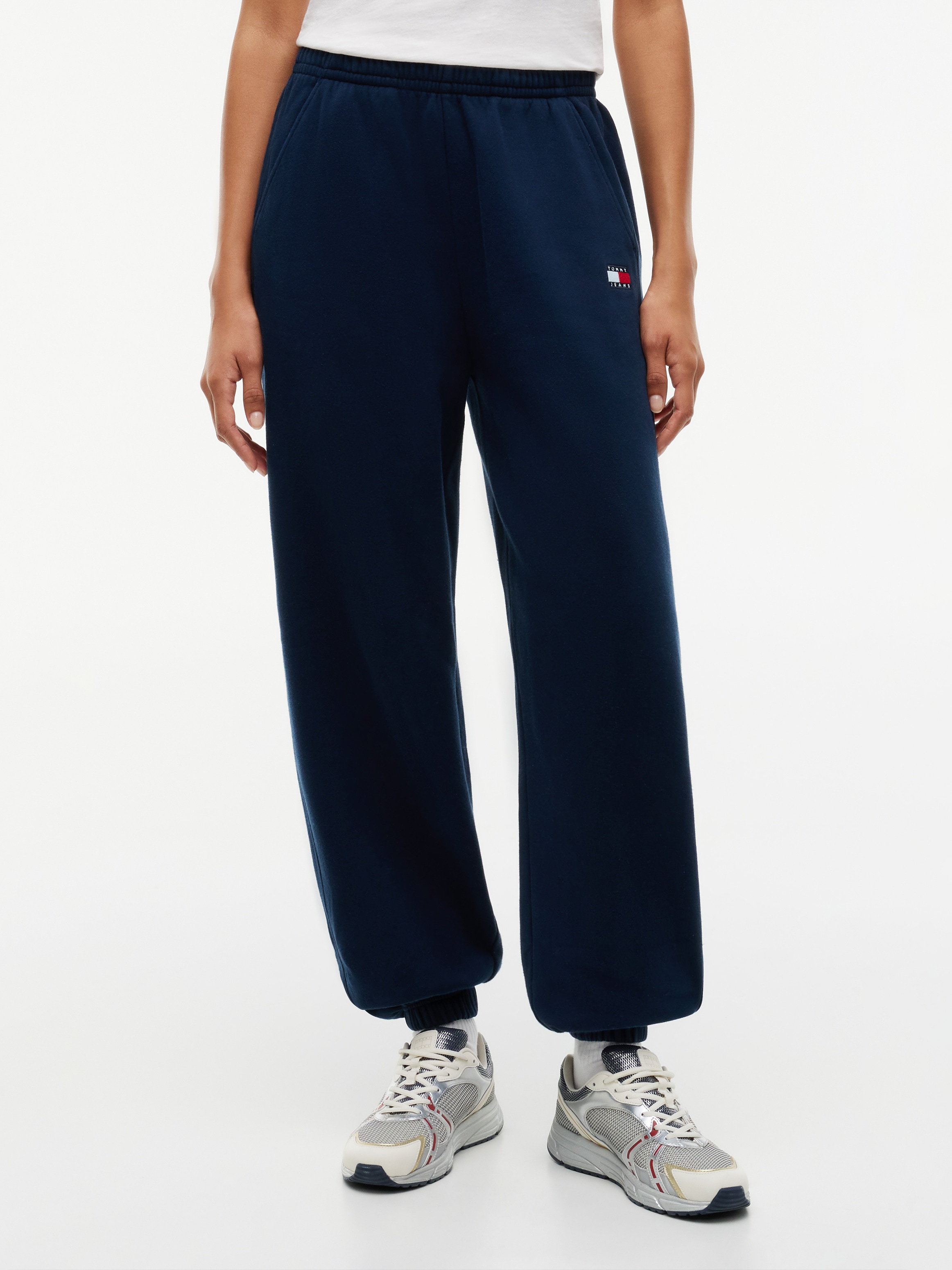 Tommy Jeans Sweathose "TJW BADGE SWEATPANTS" Baumwollmischung