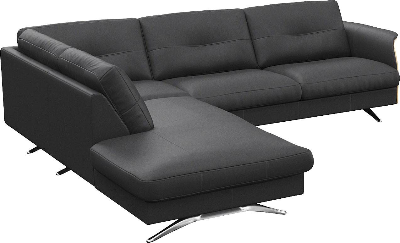 FLEXLUX Ecksofa »Glow«, Skandinavisches Design, In hochwertiger Verarbeitung
