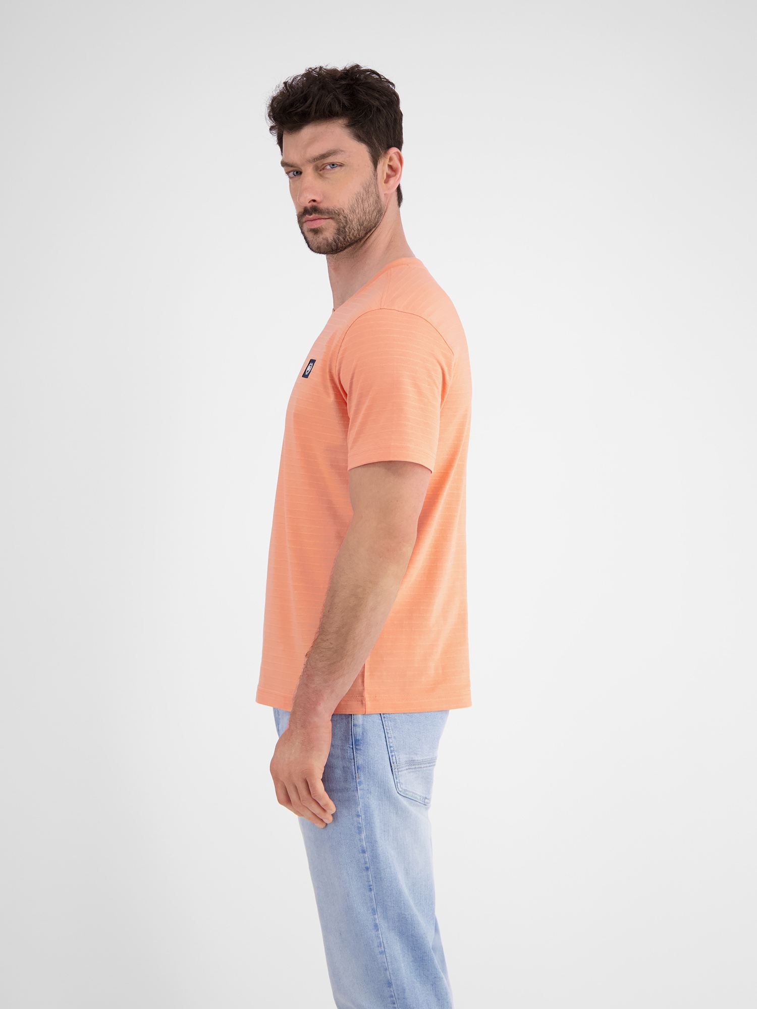 LERROS T-Shirt »LERROS Herren T-Shirt mit V-Ausschnitt«
