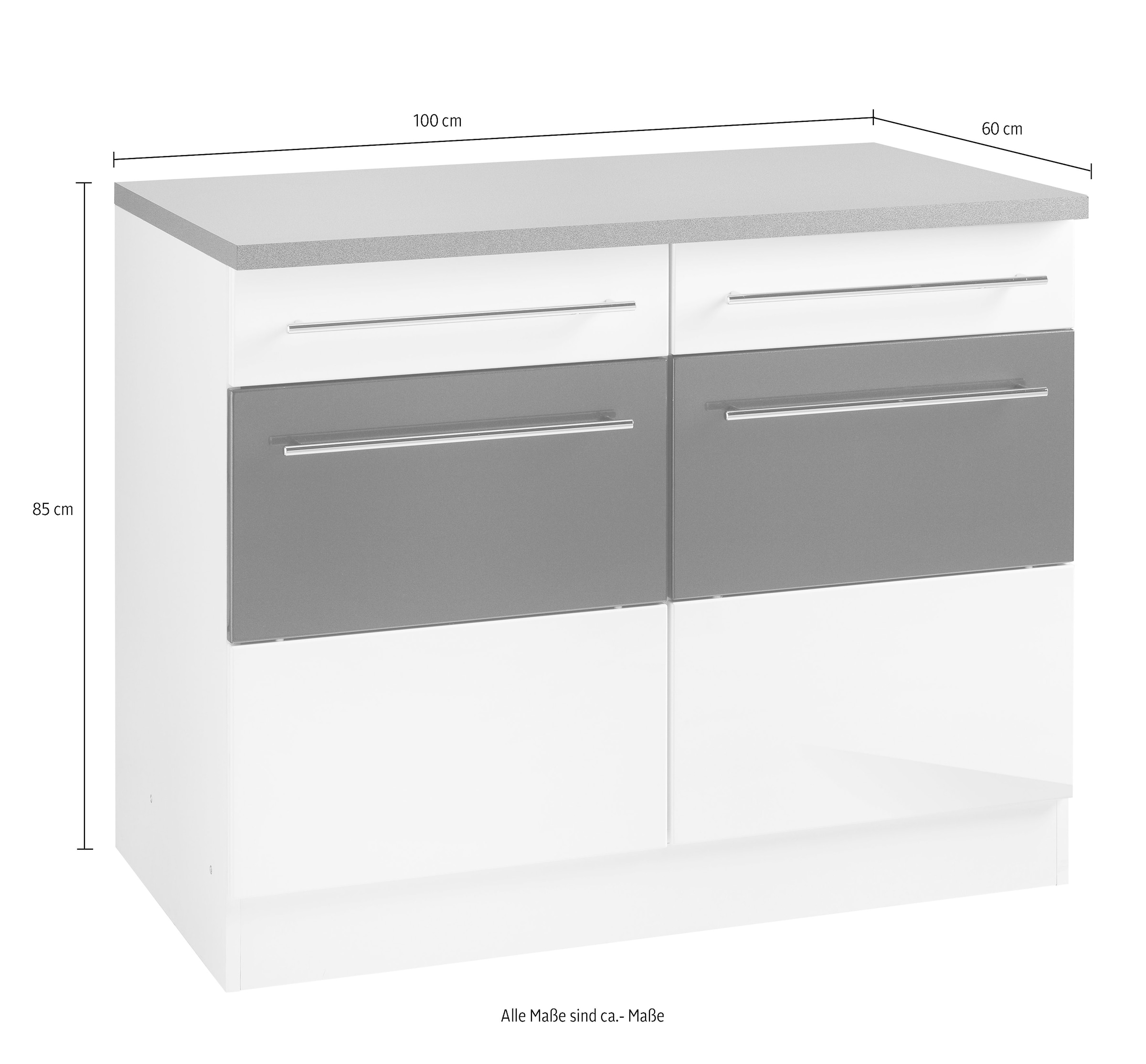 HELD MÖBEL Unterschrank »Trient«, 100 cm breit