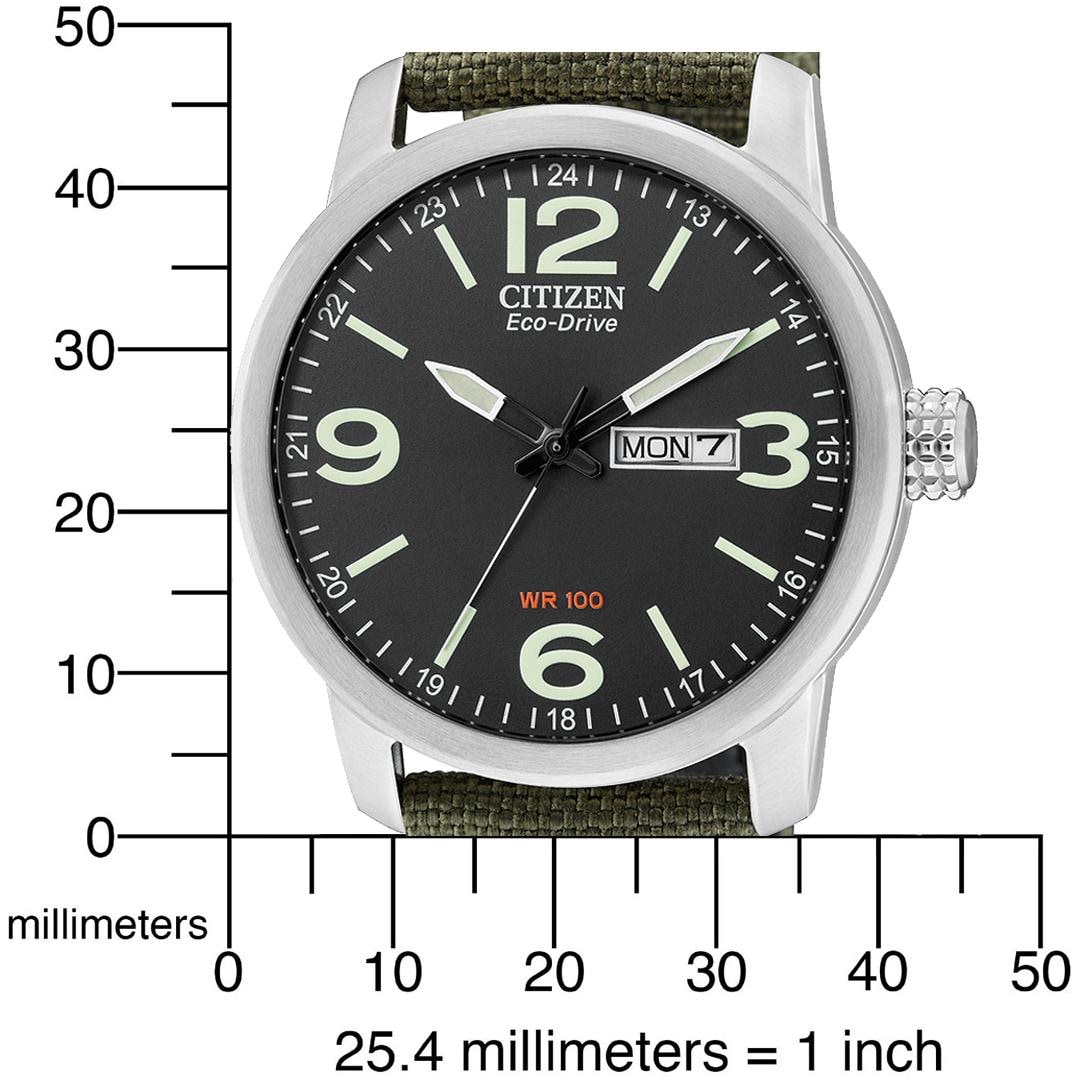 Citizen Solaruhr, Armbanduhr, Herrenuhr, Datum, Textilarmband