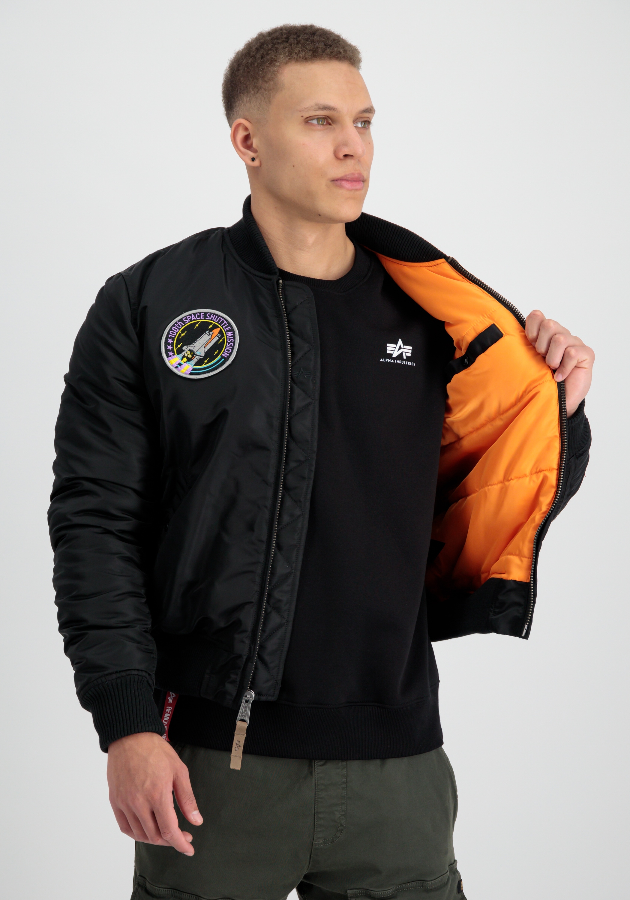 Alpha Industries Bomberjacke »Alpha Industries Men - Bomber Jackets MA-1 VF Vintage Fit NASA«