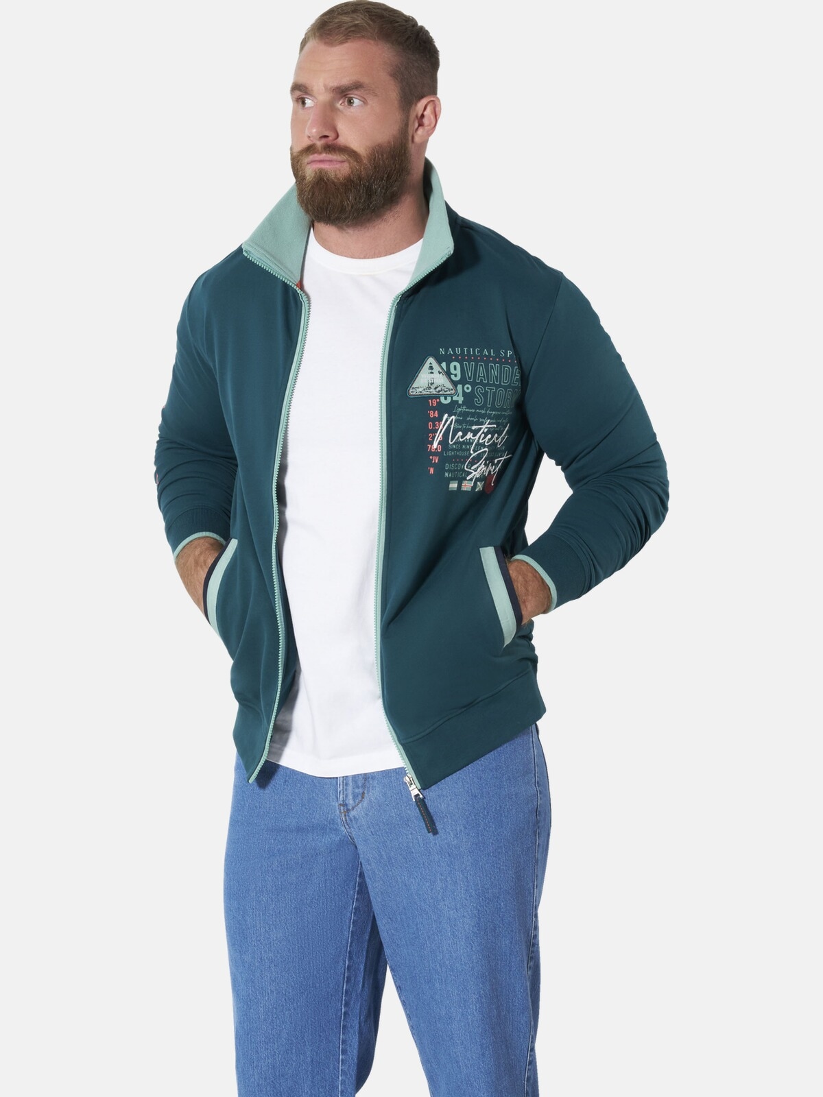 Jan Vanderstorm Sweatjacke »Sweatjacke LINDSEN«