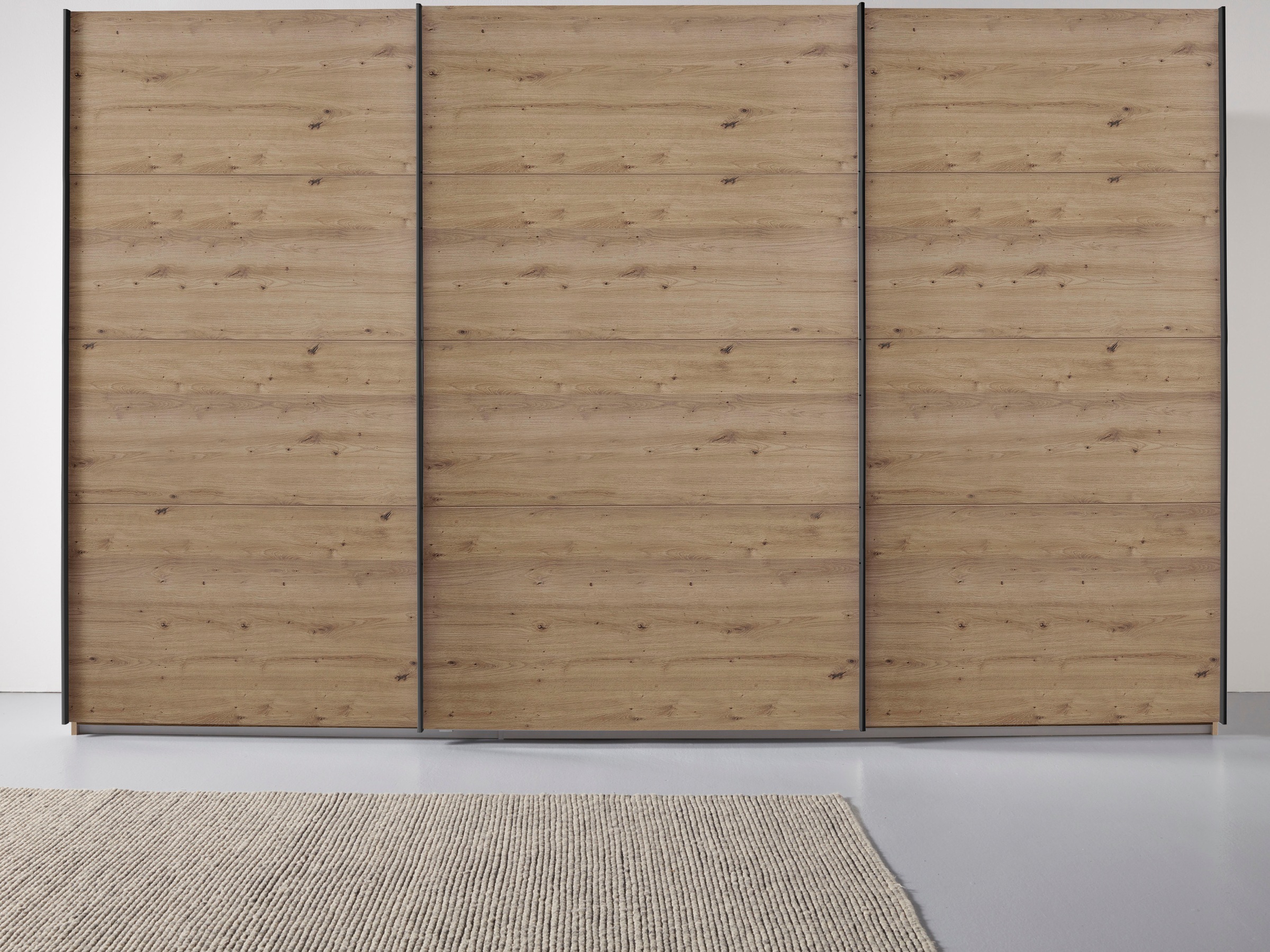 rauch Schwebetürenschrank »Kleiderschrank Schrank Garderobe TOPSELLER OTELI inkl. Inneneinteilung«, mit 3 Innenschubladen sowie zusätzlichen Einlegeböden MADE IN GERMANY