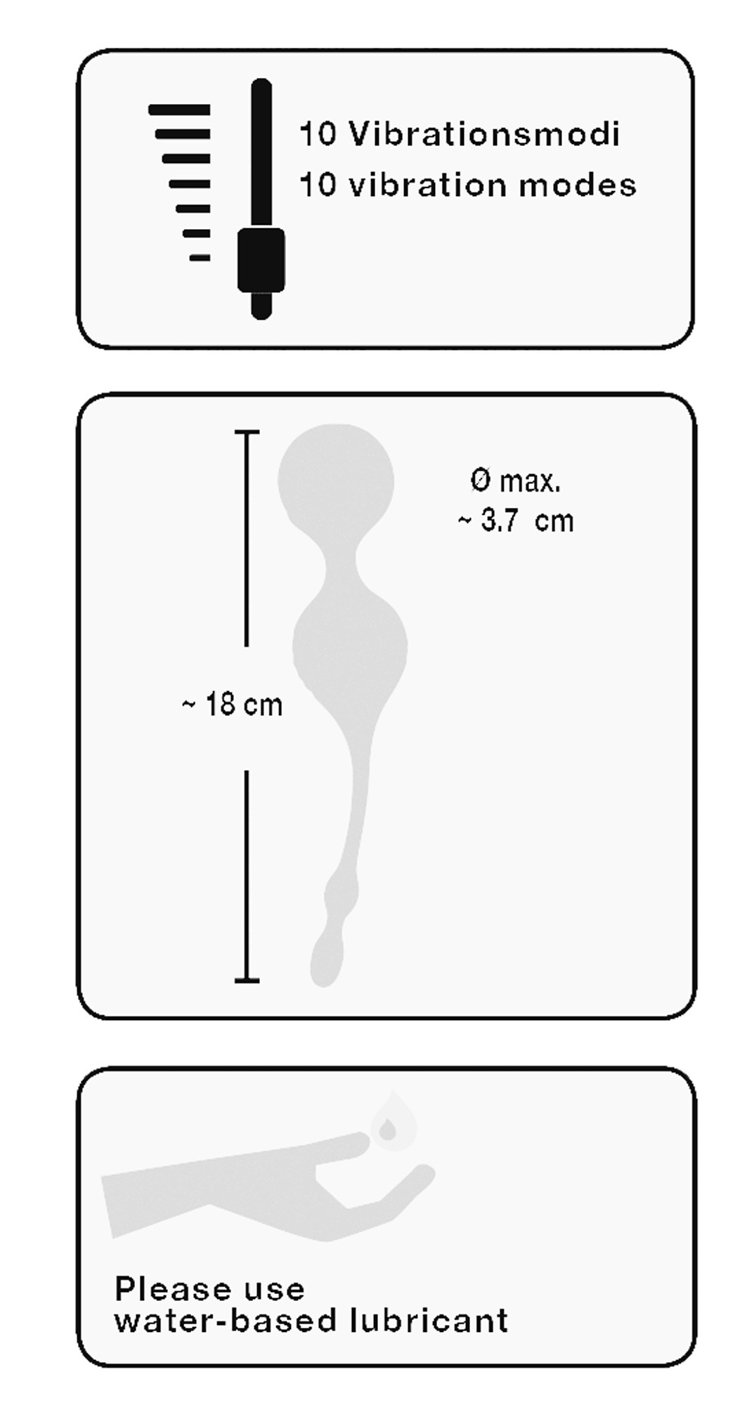 Sweet Smile Liebeskugeln »Liebeskugeln Vibrating Love Balls«