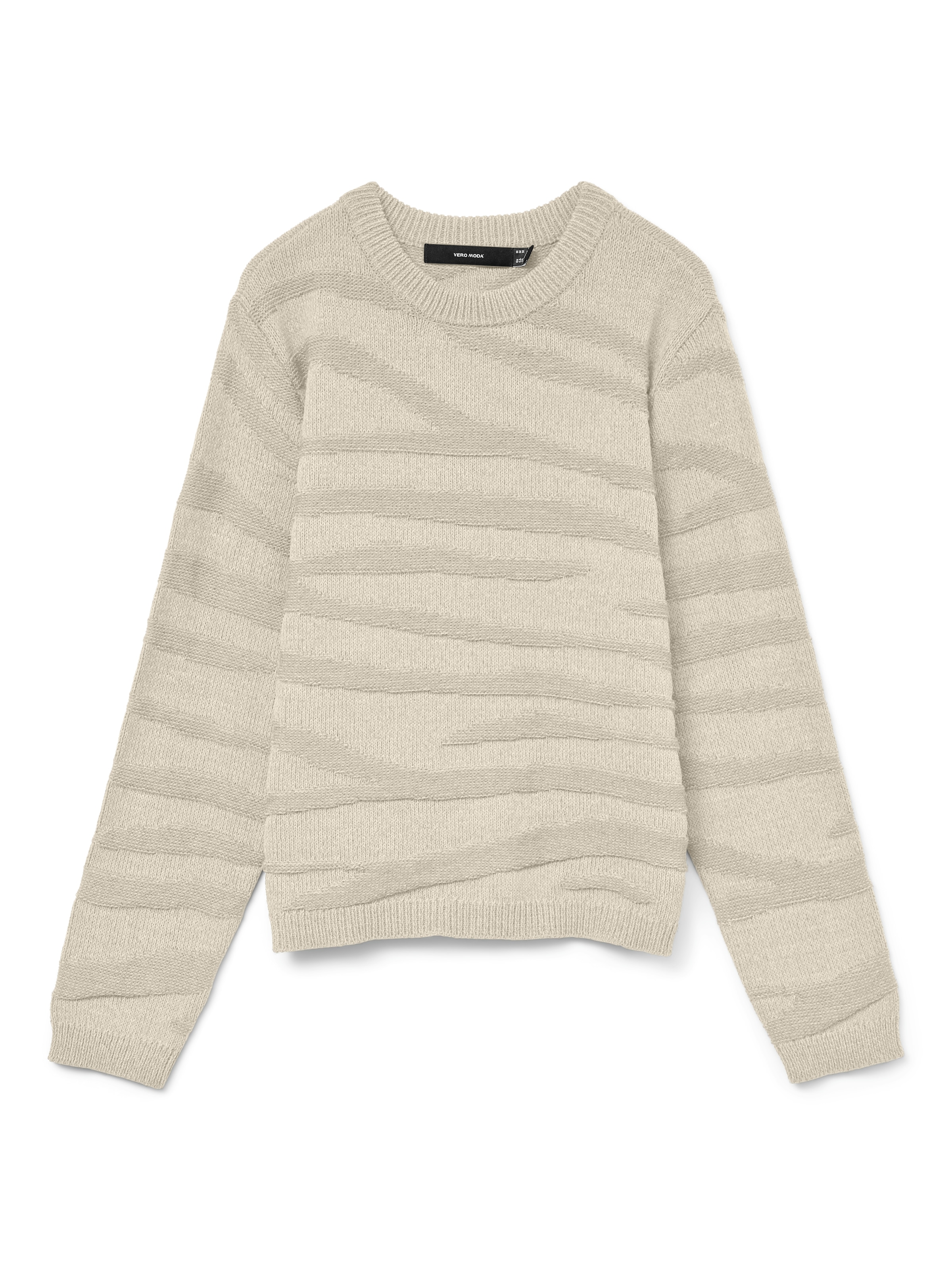 Vero Moda Strickpullover "VMMALOU LS O-NECK PULLOVER BOO" günstig online kaufen