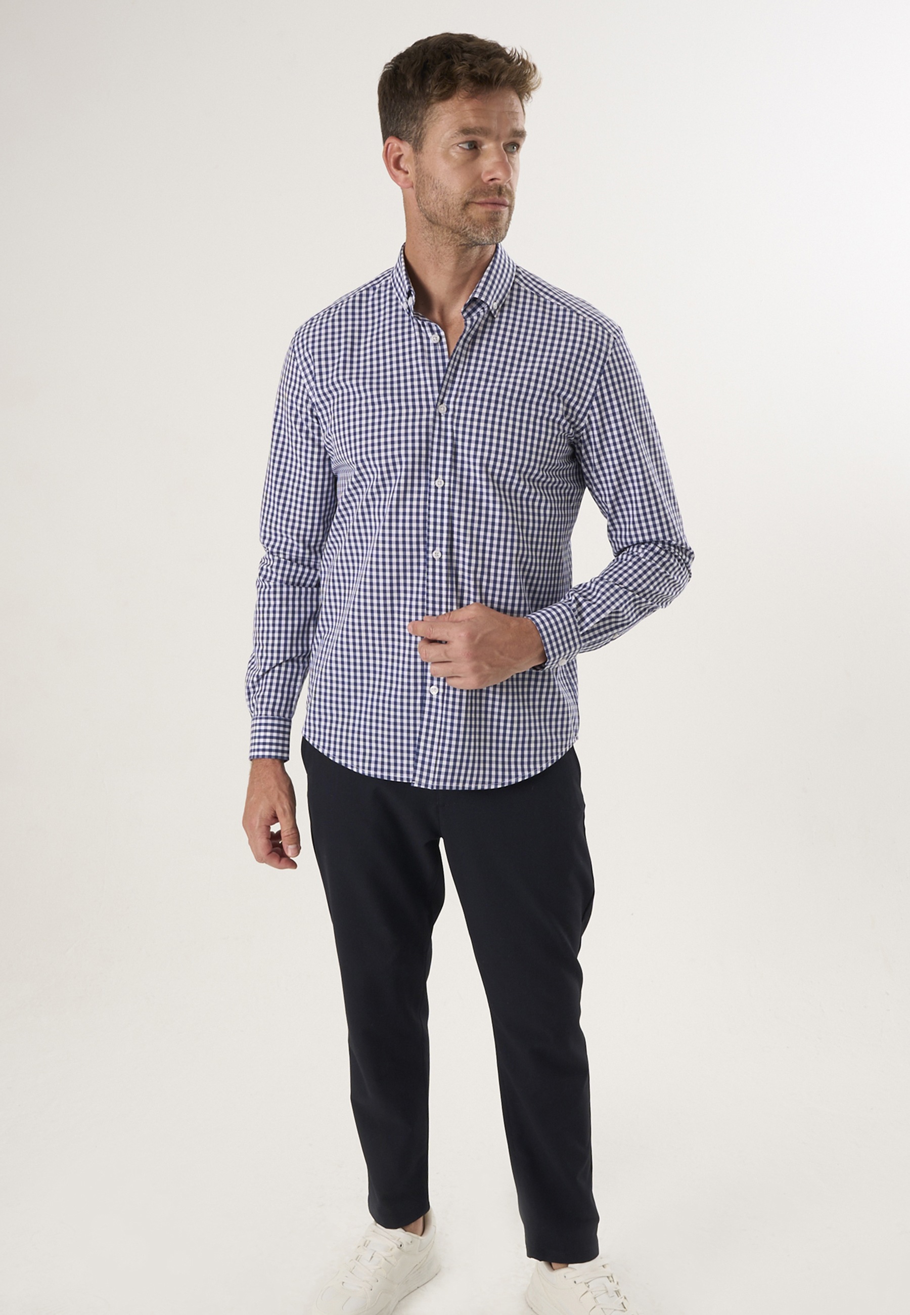 Felix Hardy Karohemd »Kariertes Langarmhemd«