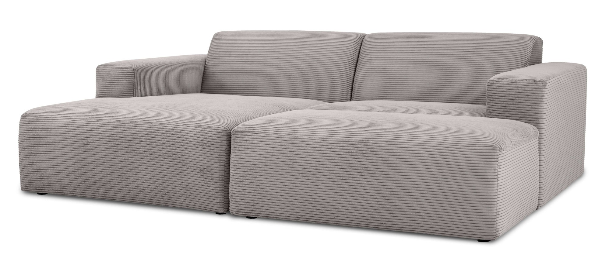 Thumbnail - INOSIGN Ecksofa "Koa,228cm, L-Form, Modulsofa, Webstoff, Cord, Struktur, Chenille" Designsofa, Set, Hocker inklusive, we...