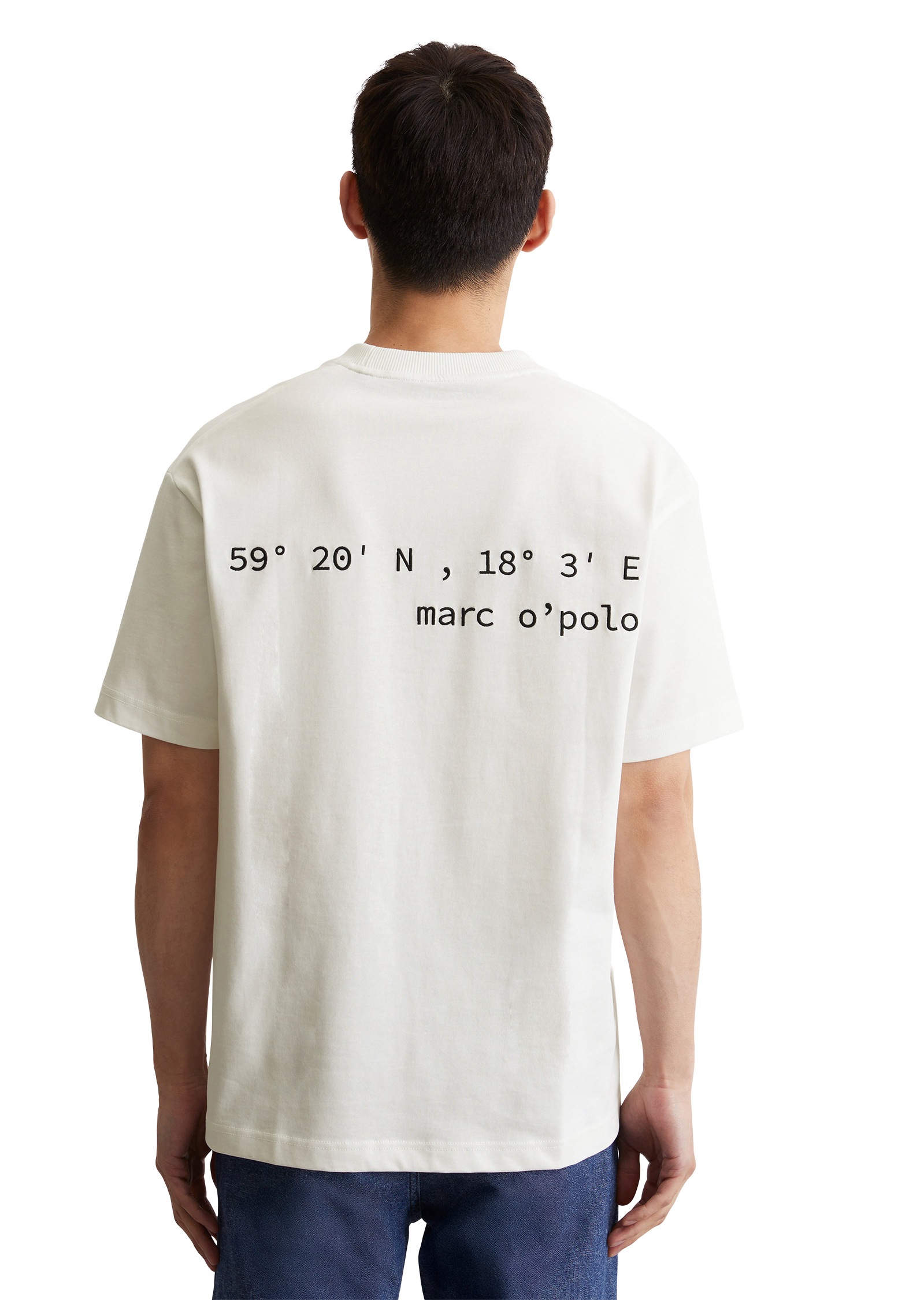 Marc OPolo T-Shirt relaxed, Rückenprint günstig online kaufen