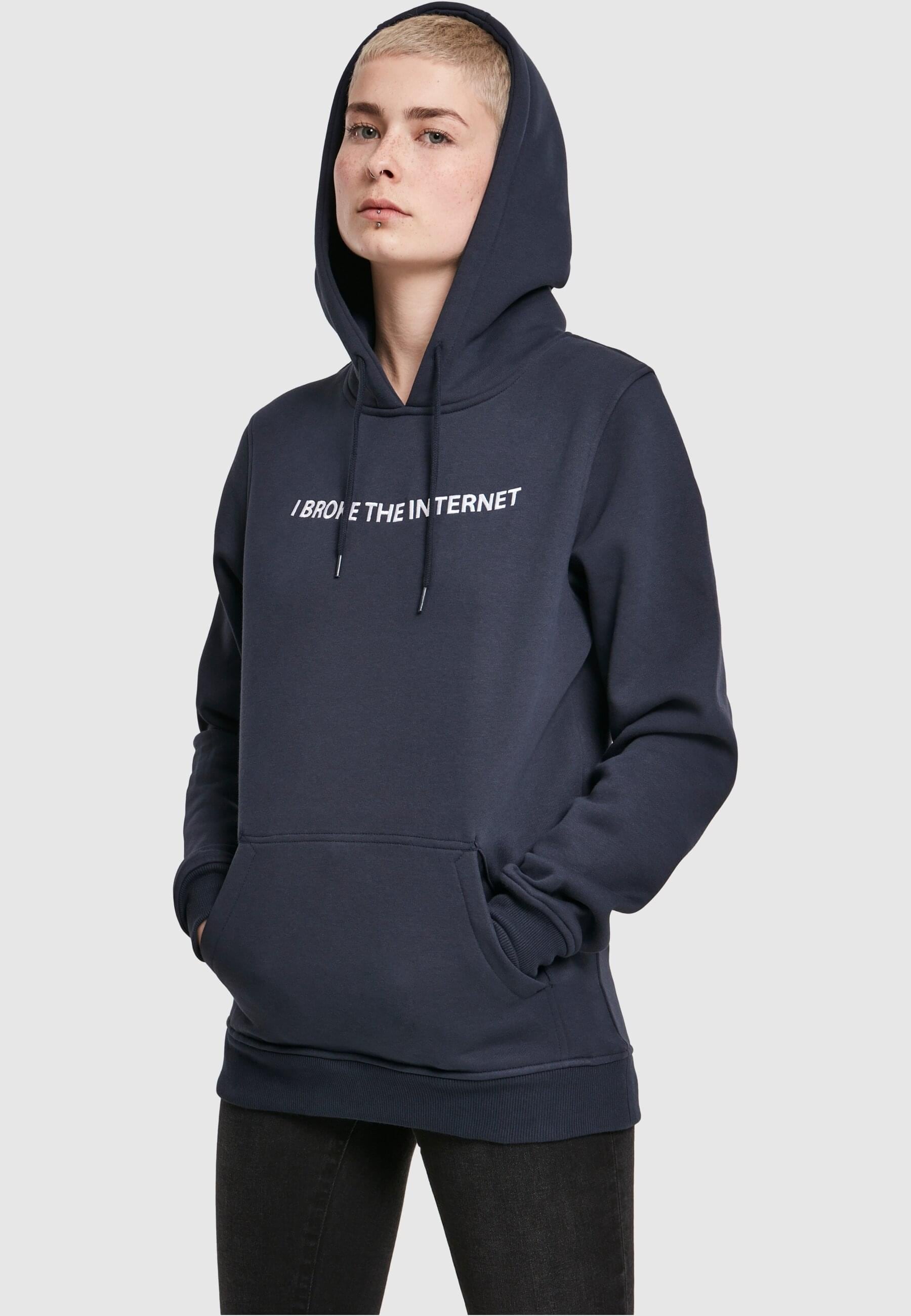 MisterTee Kapuzenpullover »MisterTee Damen Ladies I broke Hoody«, (1 tlg.)