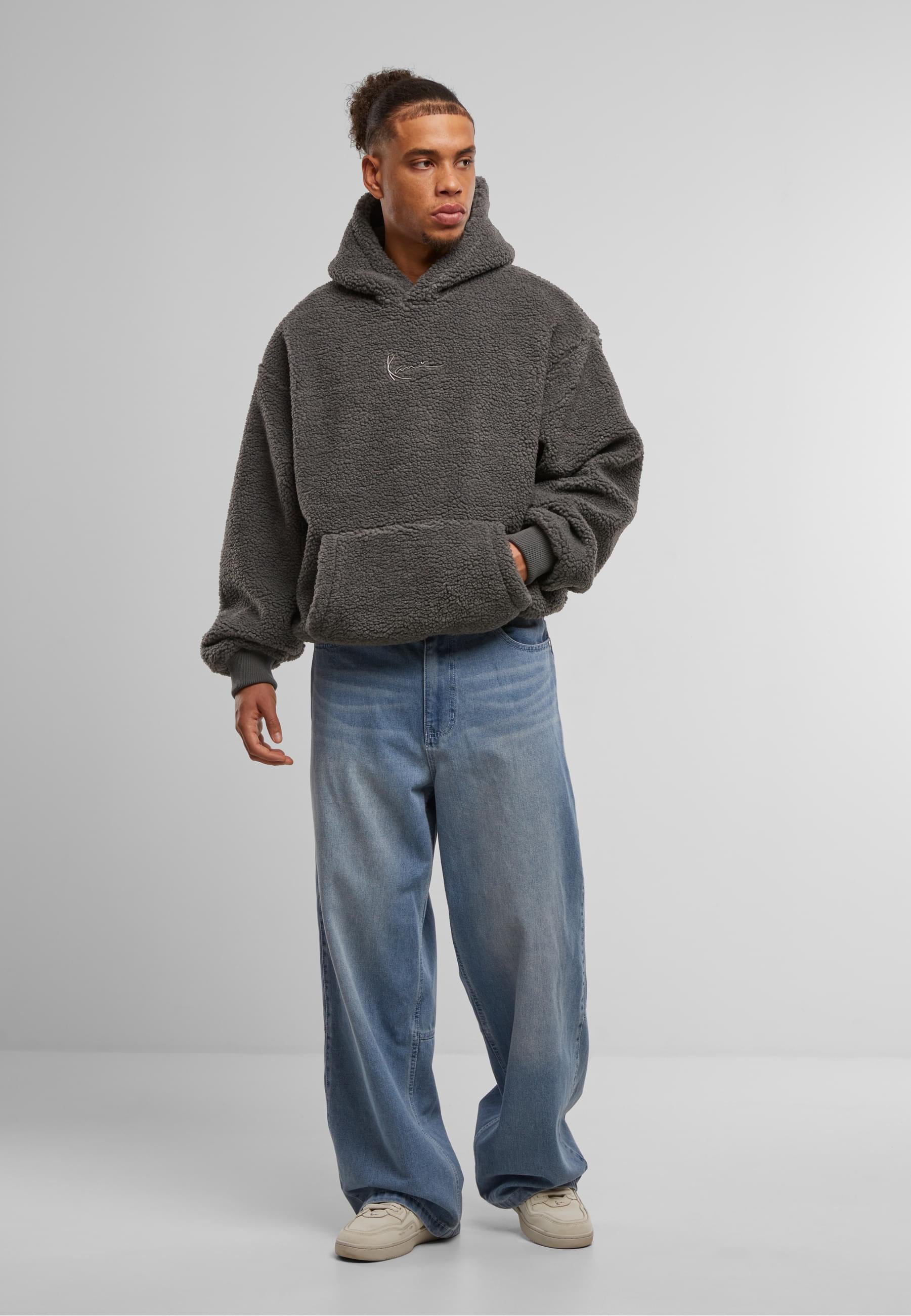 Karl Kani Kapuzensweatshirt »Karl Kani KK Metal Signature Teddy Hoodie«, (1 tlg.)