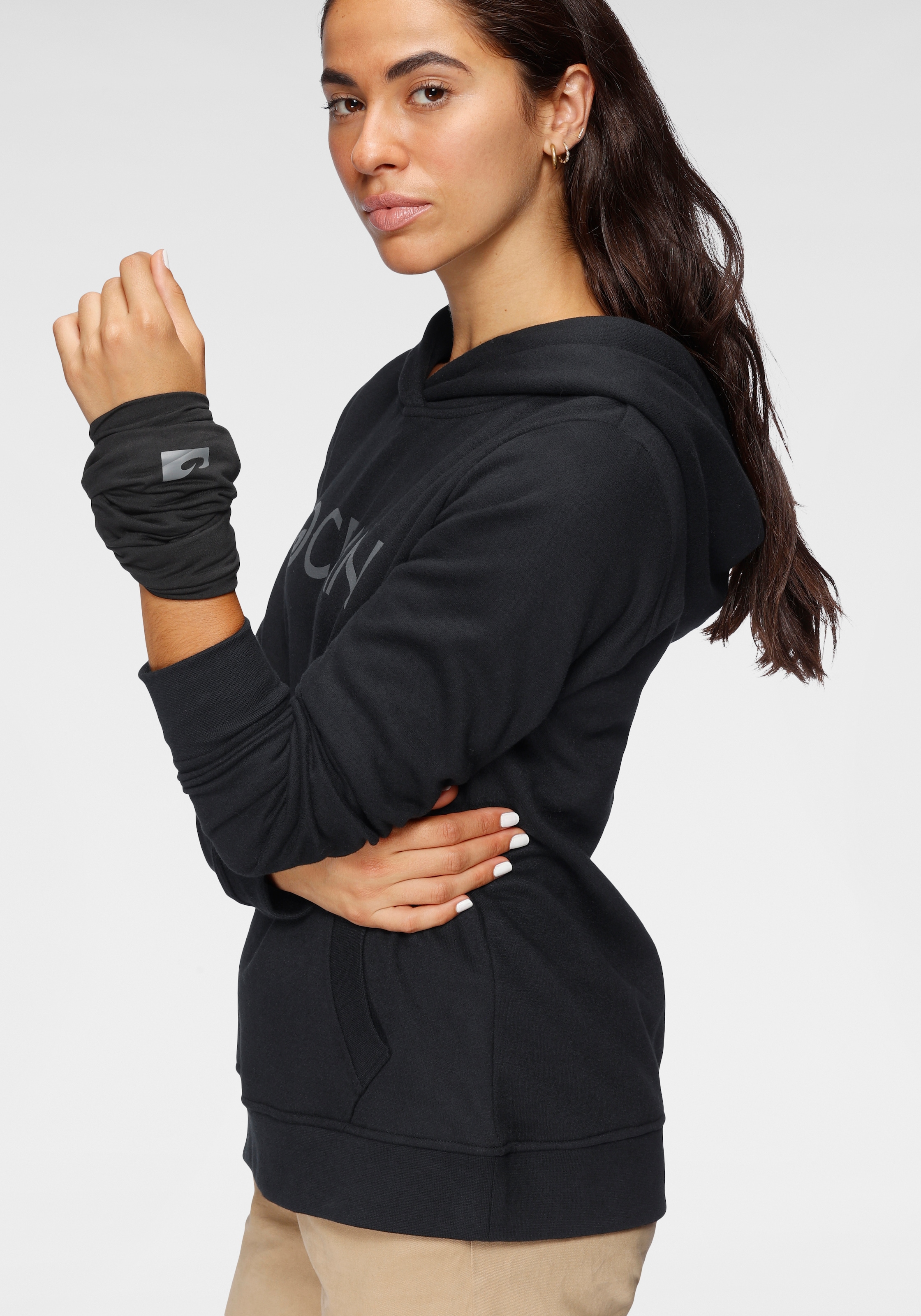 Ocean Sportswear Kapuzensweatshirt »mit Multifunktionaler Tube Schal«, (Set, 2 tlg.), basic geschnittene Passform, aus Baumwollmischung, mit Kängurutasche