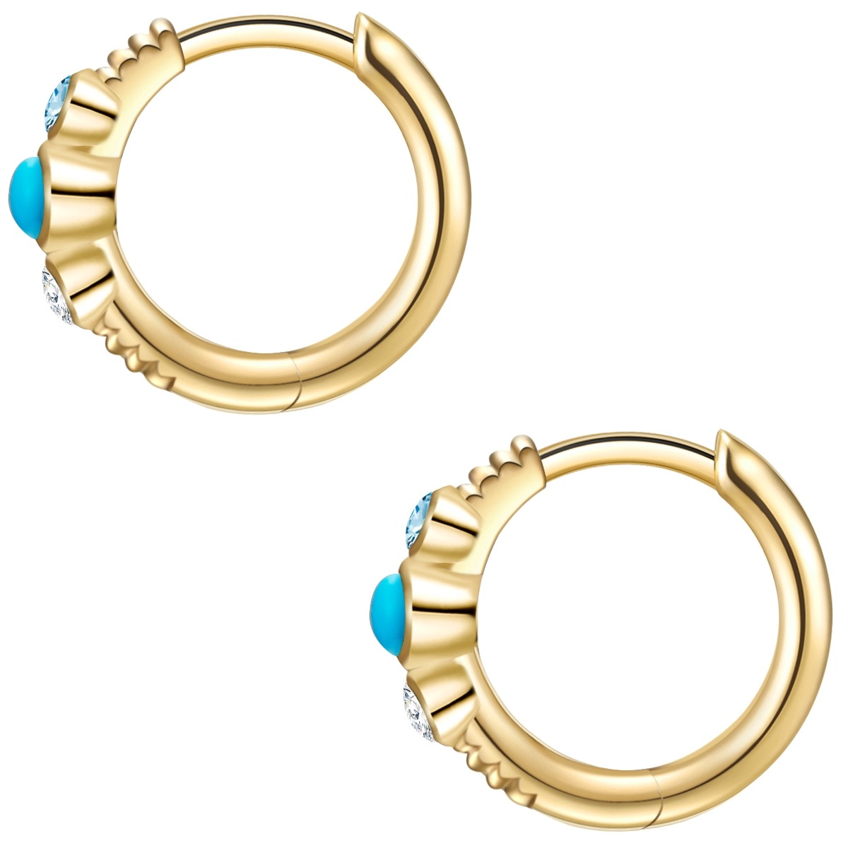 Glanzstücke München Paar Creolen »Set: GSM889« aus Sterling Silber