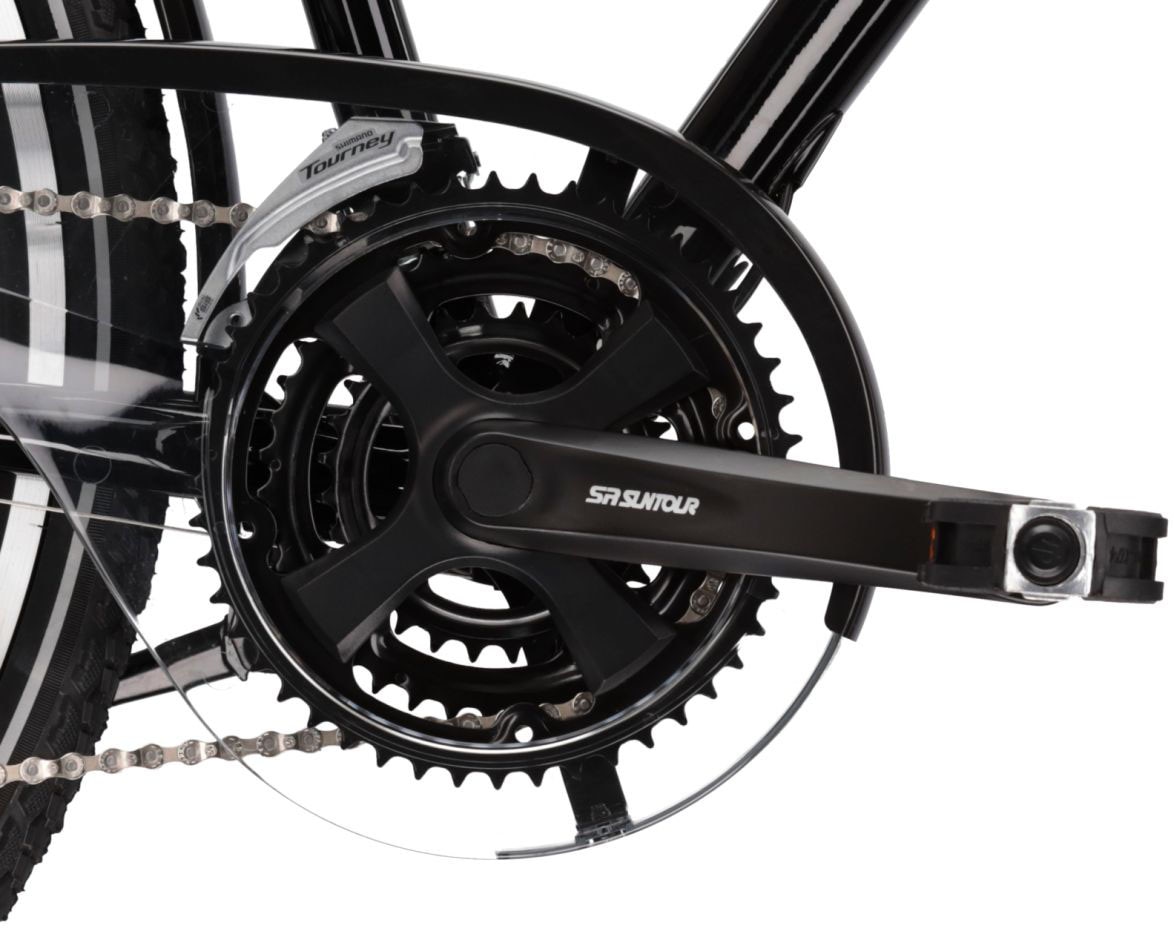 Kross Trekkingrad »Trekkingrad Trans 4.0 schwarz 21 Gänge«, 21 Gang, Shimano, ACERA T3000 Schaltwerk, Kettenschaltung