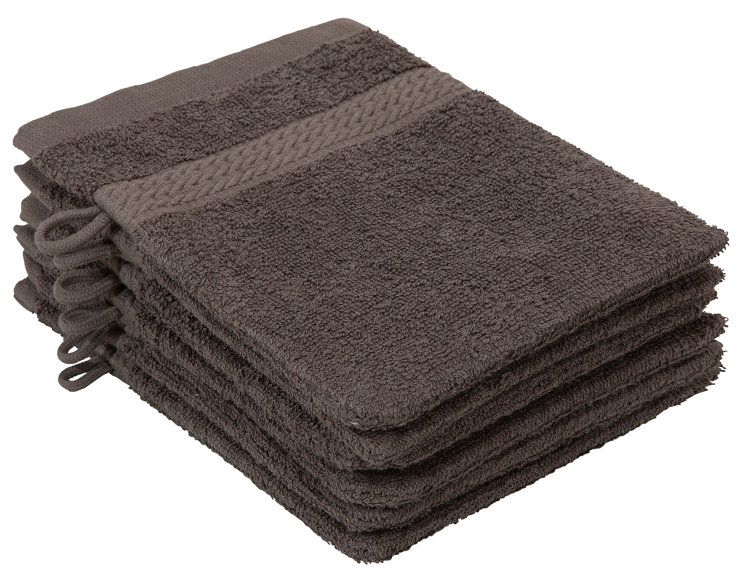 my home Waschhandschuh "Juna, 6 Waschhandschuhe 16x21, 100% Baumwolle, Set günstig online kaufen