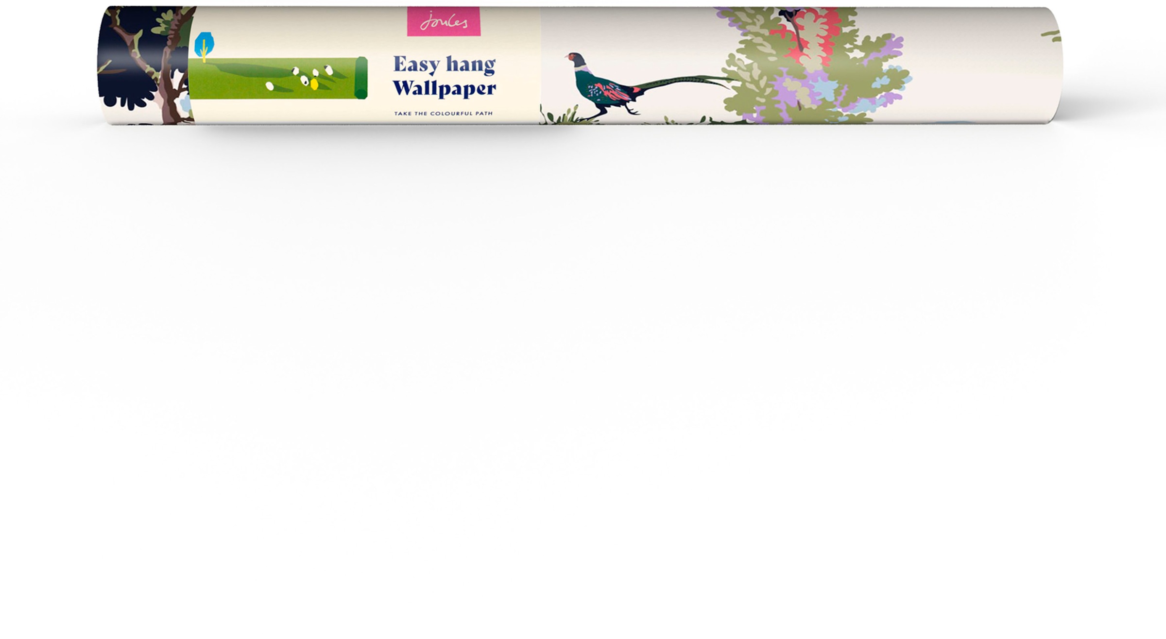 Joules Vliestapete »Woodland Scene Dawn Grey«, botanisch, botanisch