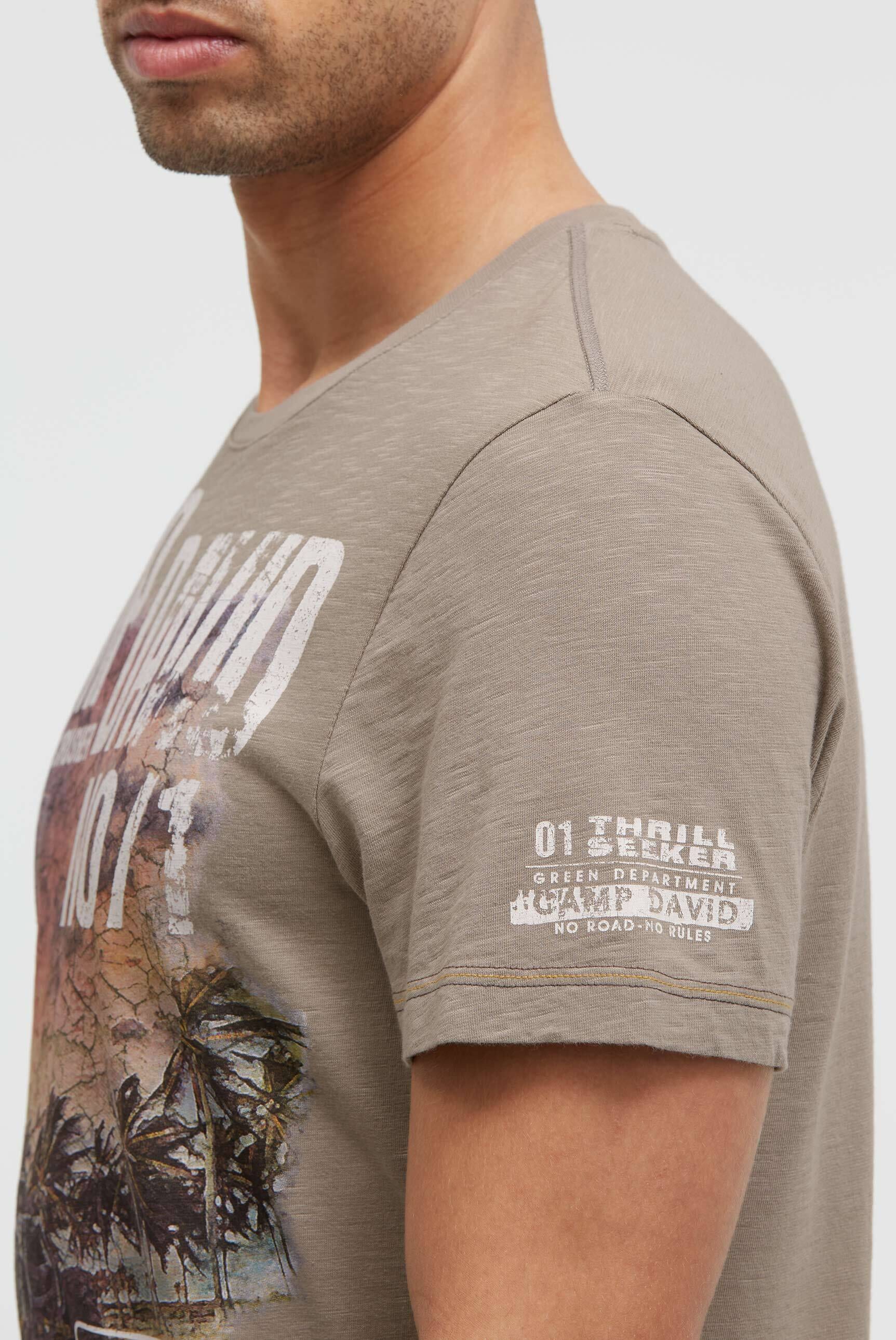 CAMP DAVID Rundhalsshirt aus Baumwolle