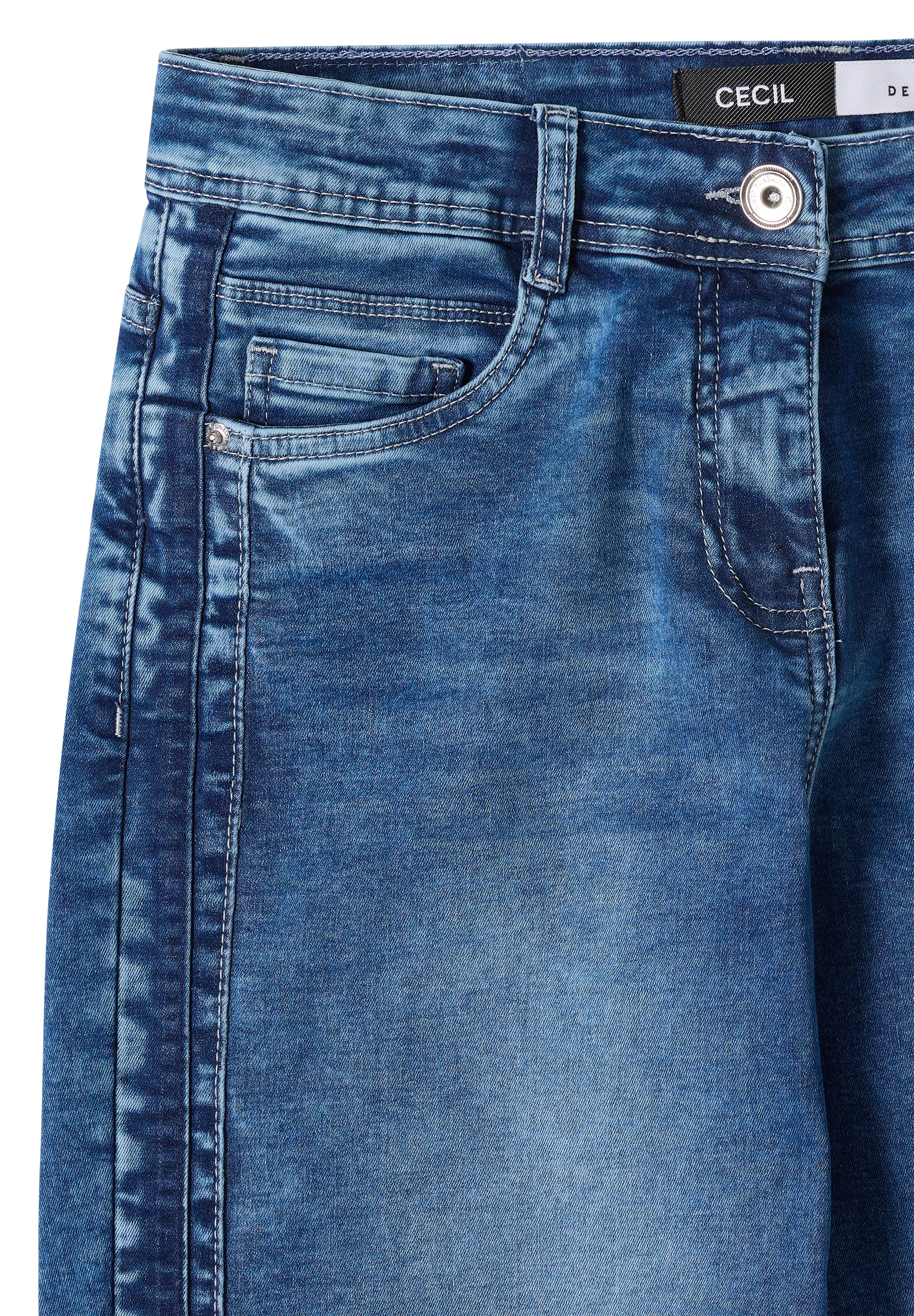 Cecil Neele Women's Jeans Mid Blue 30/32 2