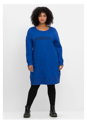 Sheego Sweatkleid »Große Größen« su Logo-Fron...